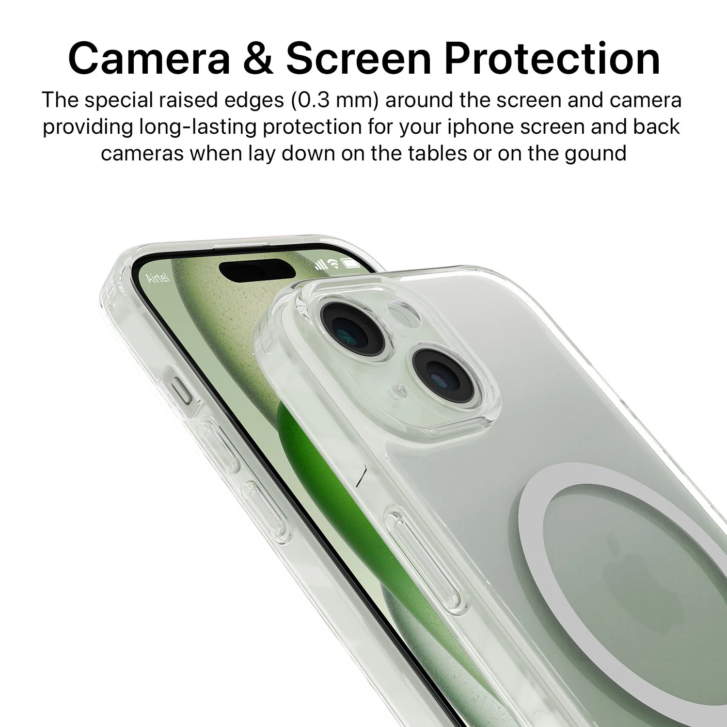 Vaku Luxos ® Apple iPhone 15 Zurich Dual Colored Magsafe Series Back Cover - Image 3