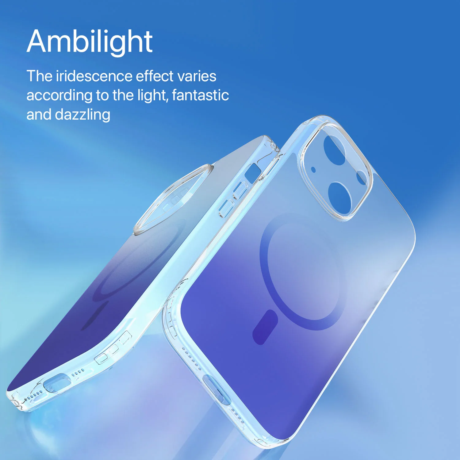 Vaku Luxos ® Apple iPhone 15 Zurich Dual Colored Magsafe Series Back Cover - Image 5