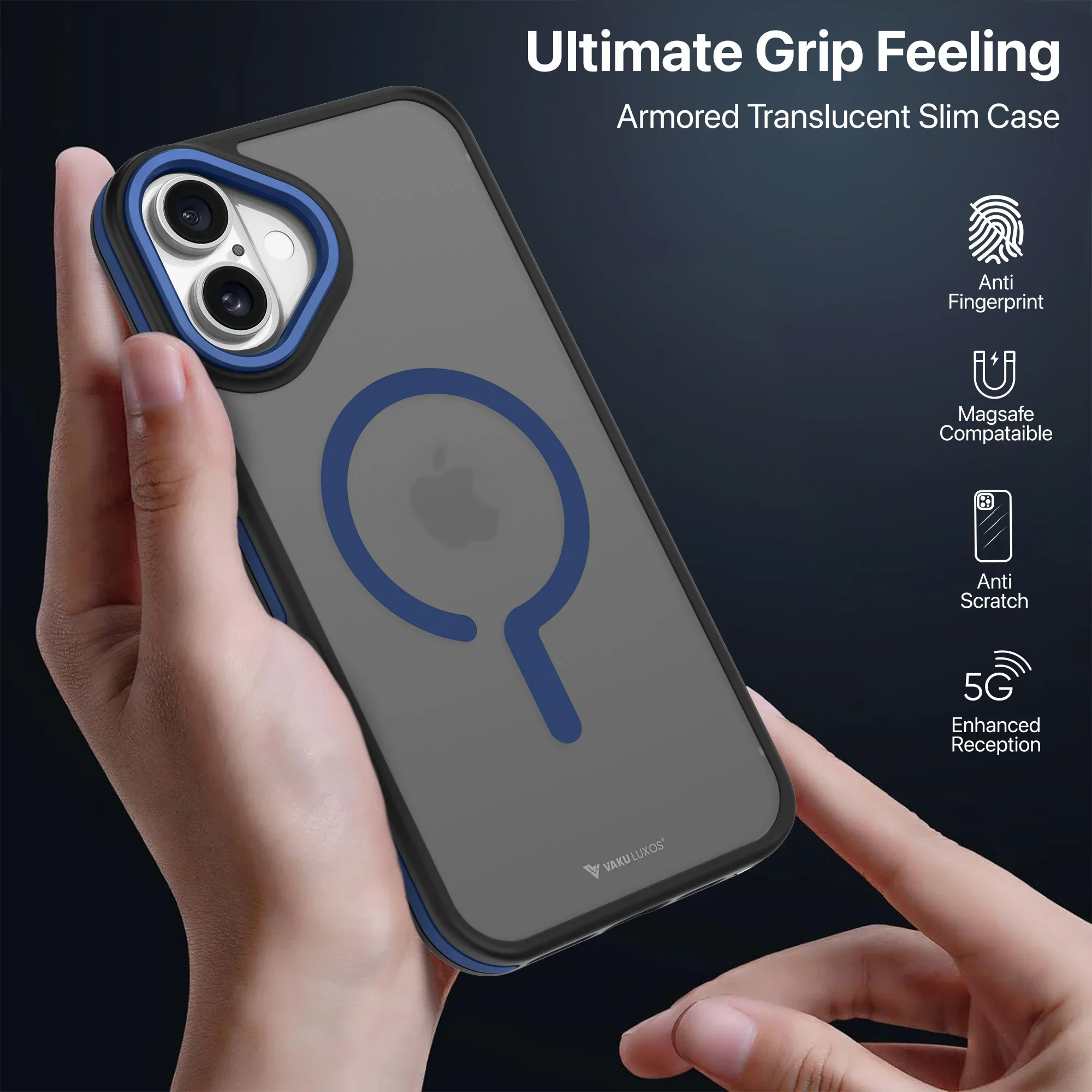 Vaku Luxos ® Apple iPhone 16 Elemento MagPro Drop Protection Back Cover - Image 2