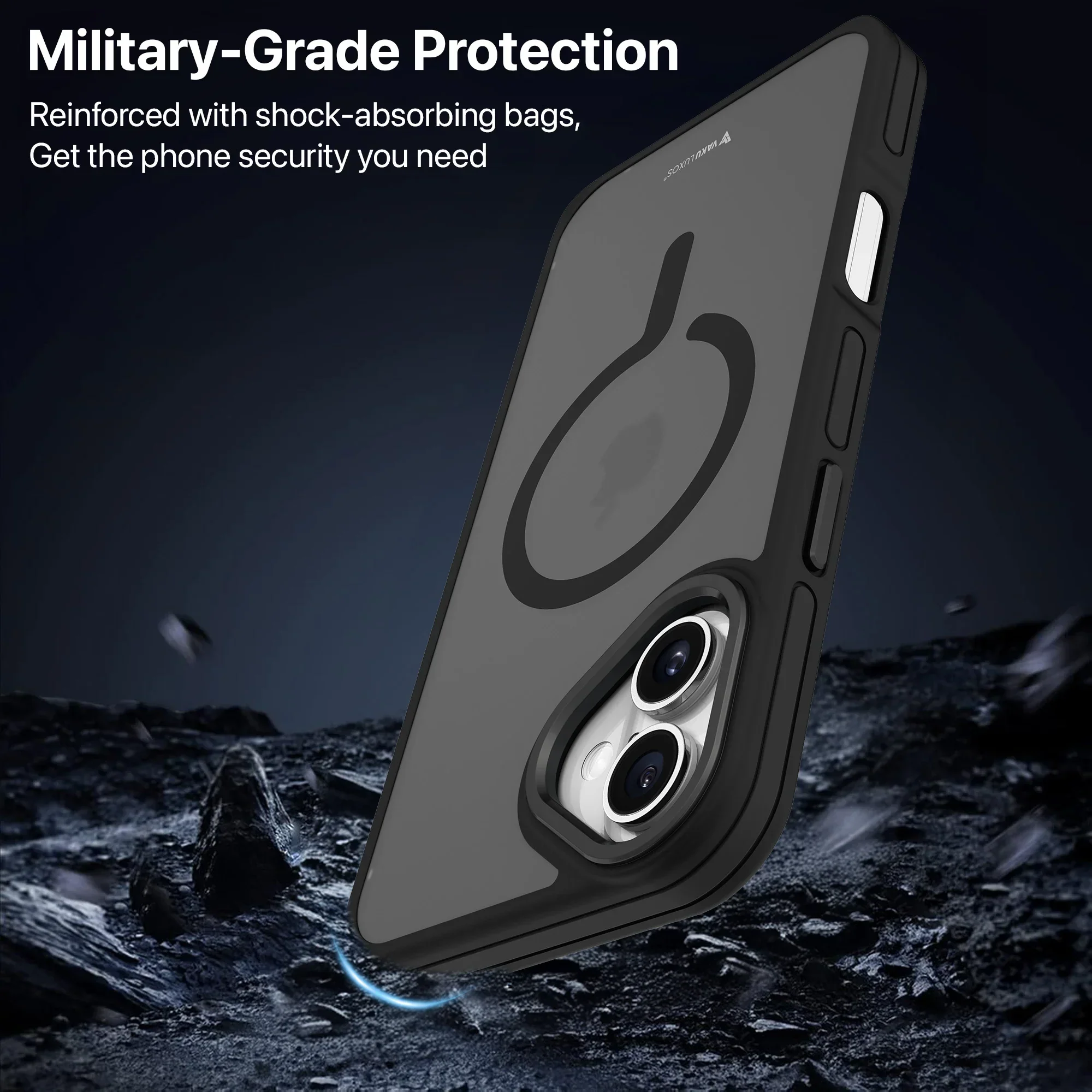 Vaku Luxos ® Apple iPhone 16 Plus Elemento MagPro Drop Protection Back Cover - Image 2