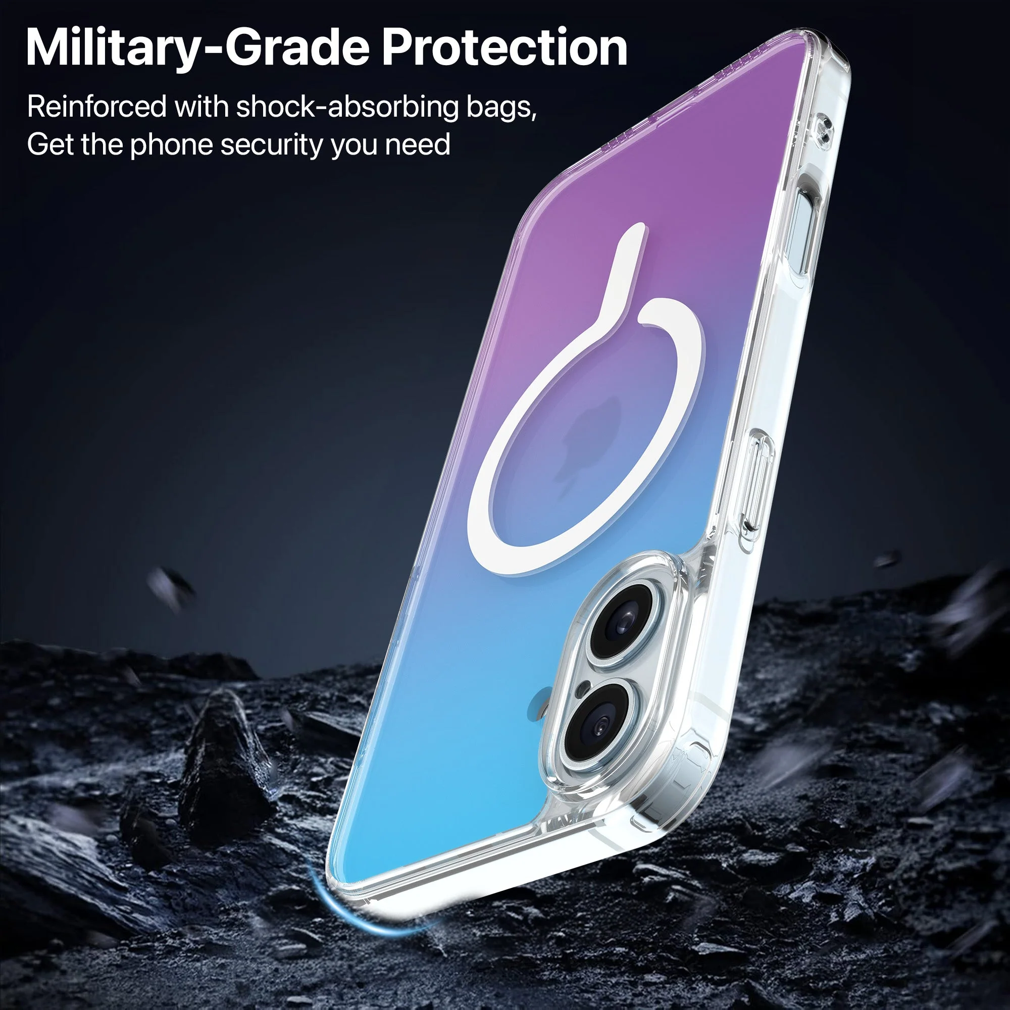 Vaku Luxos ® Apple iPhone 16 Plus Infinity MagPro Gradient Colored Back Cover - Image 7