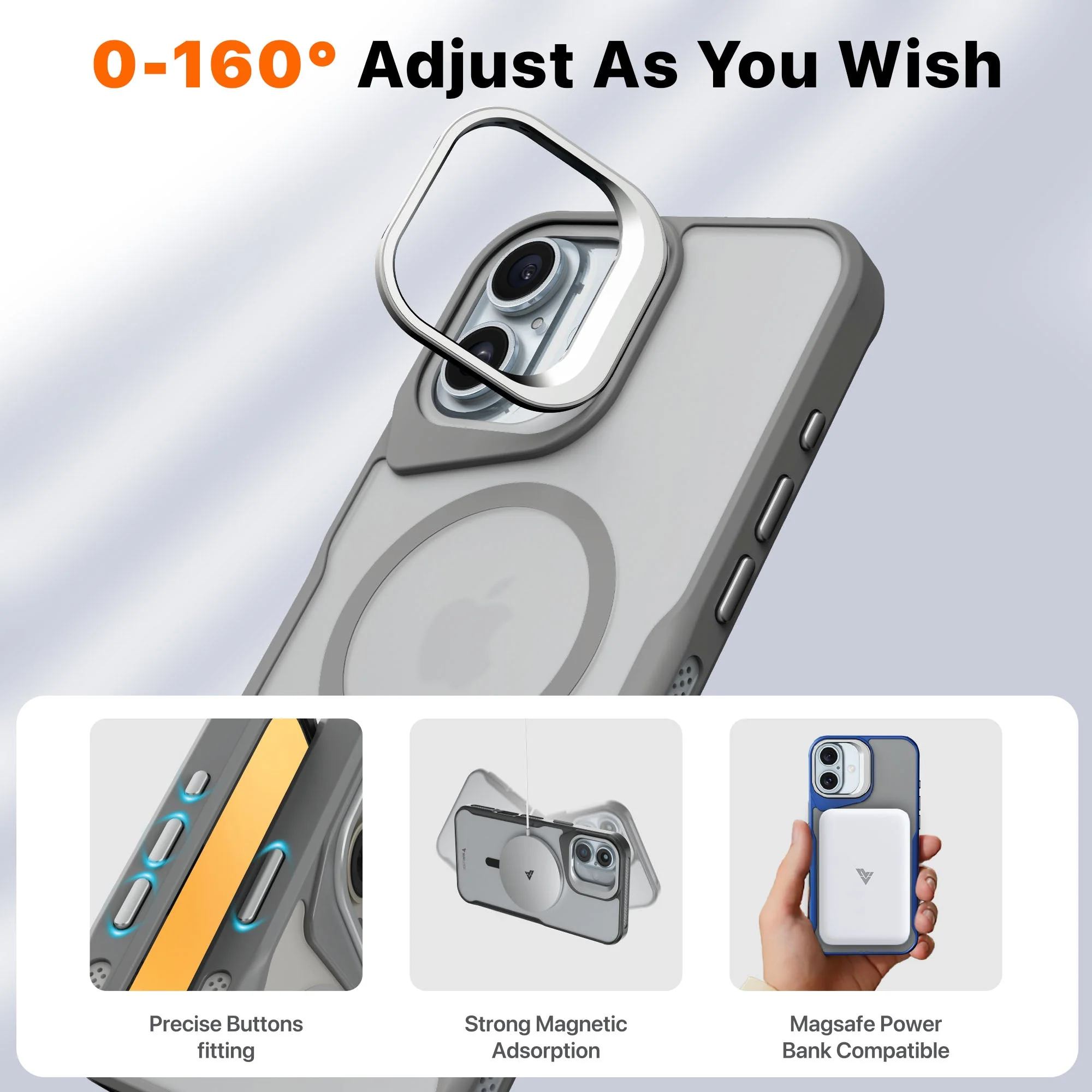 Vaku Luxos ® Apple iPhone 16 Plus Therox MagPro Translucent Back cover - Image 4