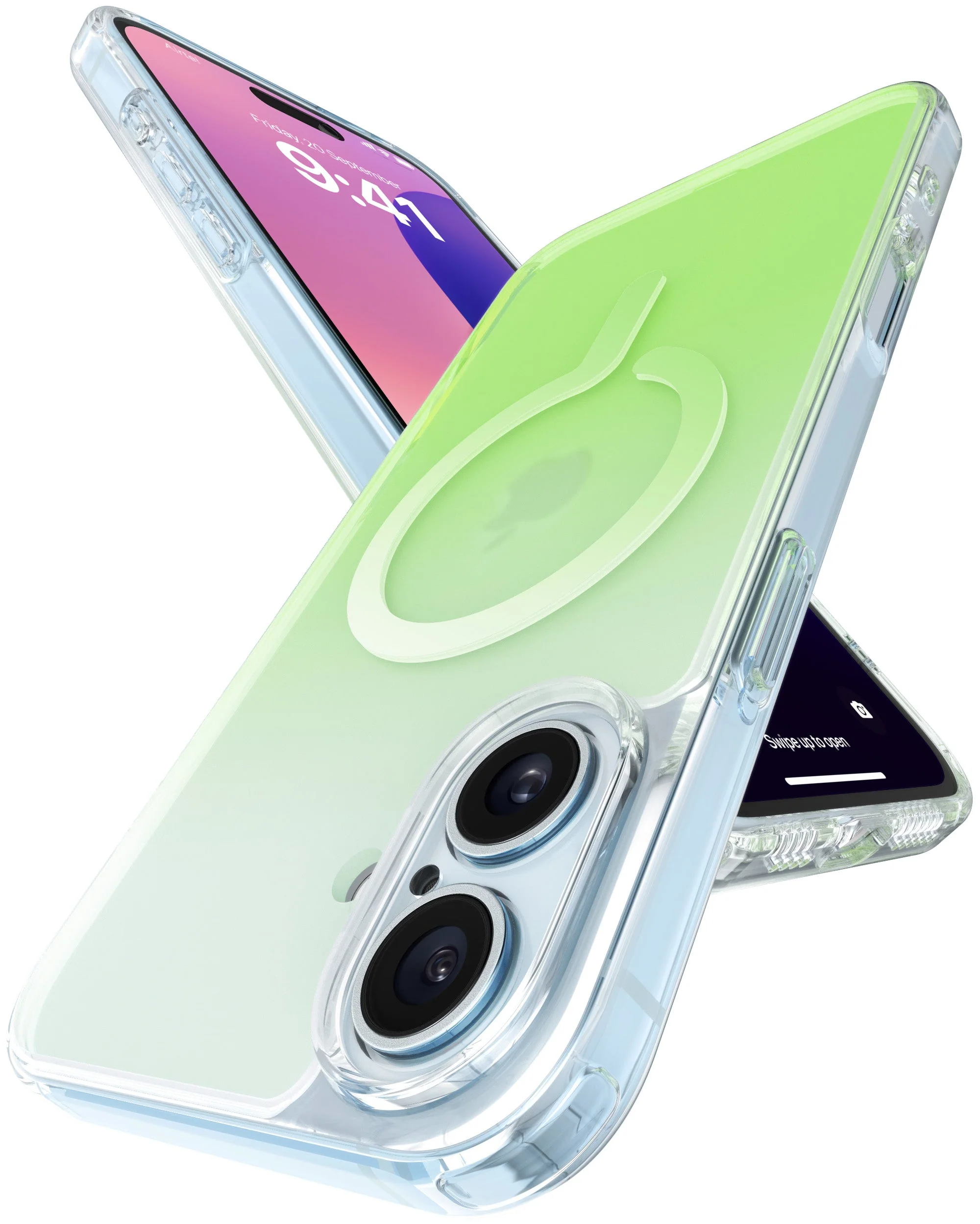 Vaku Luxos ® Apple iPhone 16 Plus Zurich Dual Colored Magsafe Series Back Cover - Image 8