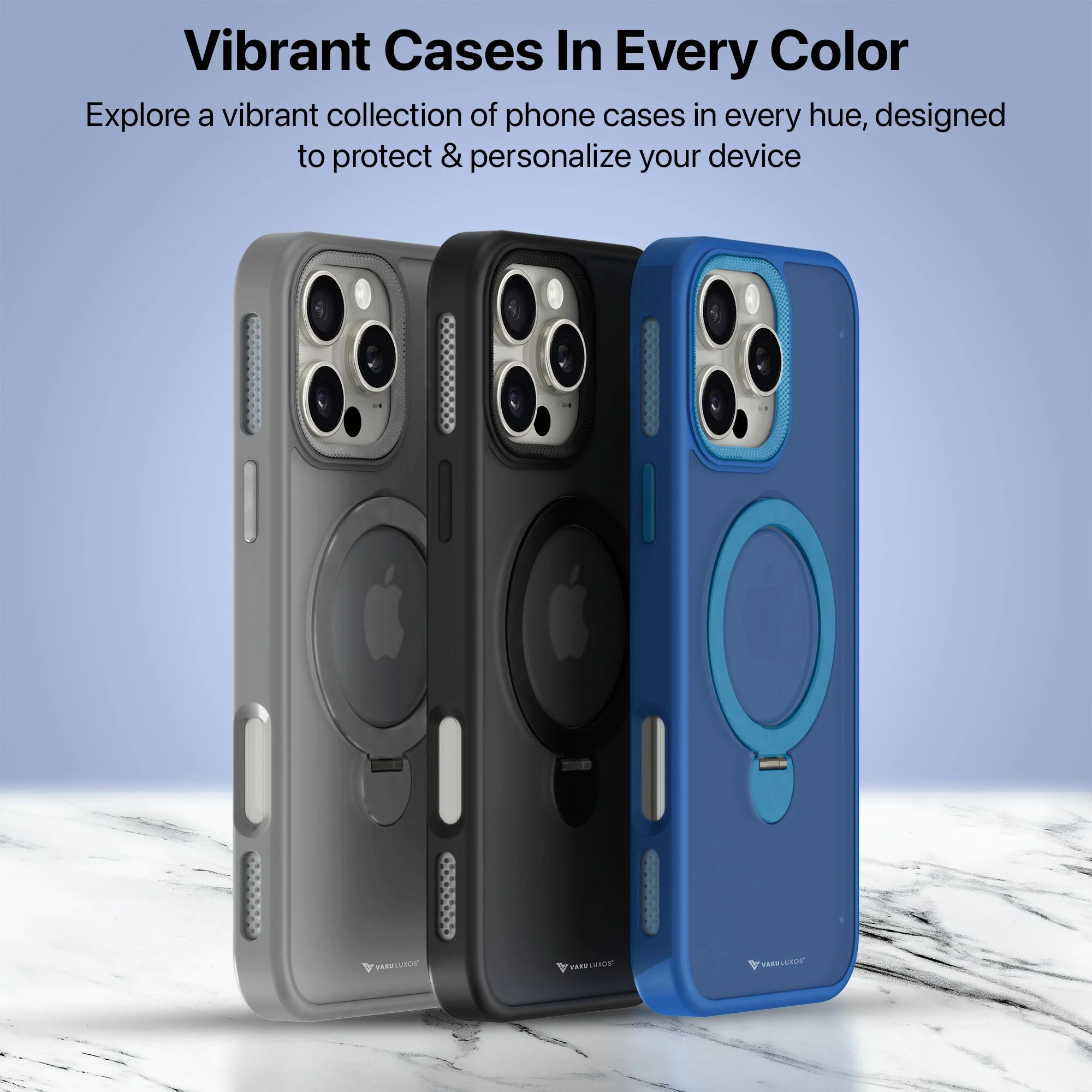 Vaku Luxos ® Apple iPhone 16 Pro Ariston Kickmag Shockproof Back Cover - Image 10