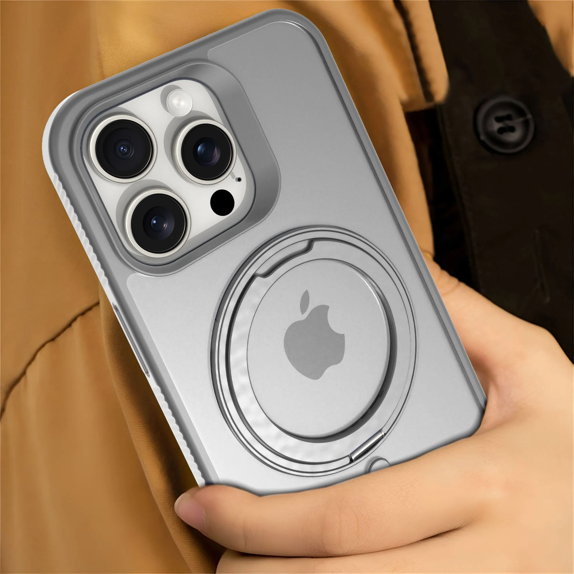 Vaku Luxos ® Apple iPhone 16 Pro Castros MagPro Military-Grade Protection Back Cover - Image 5