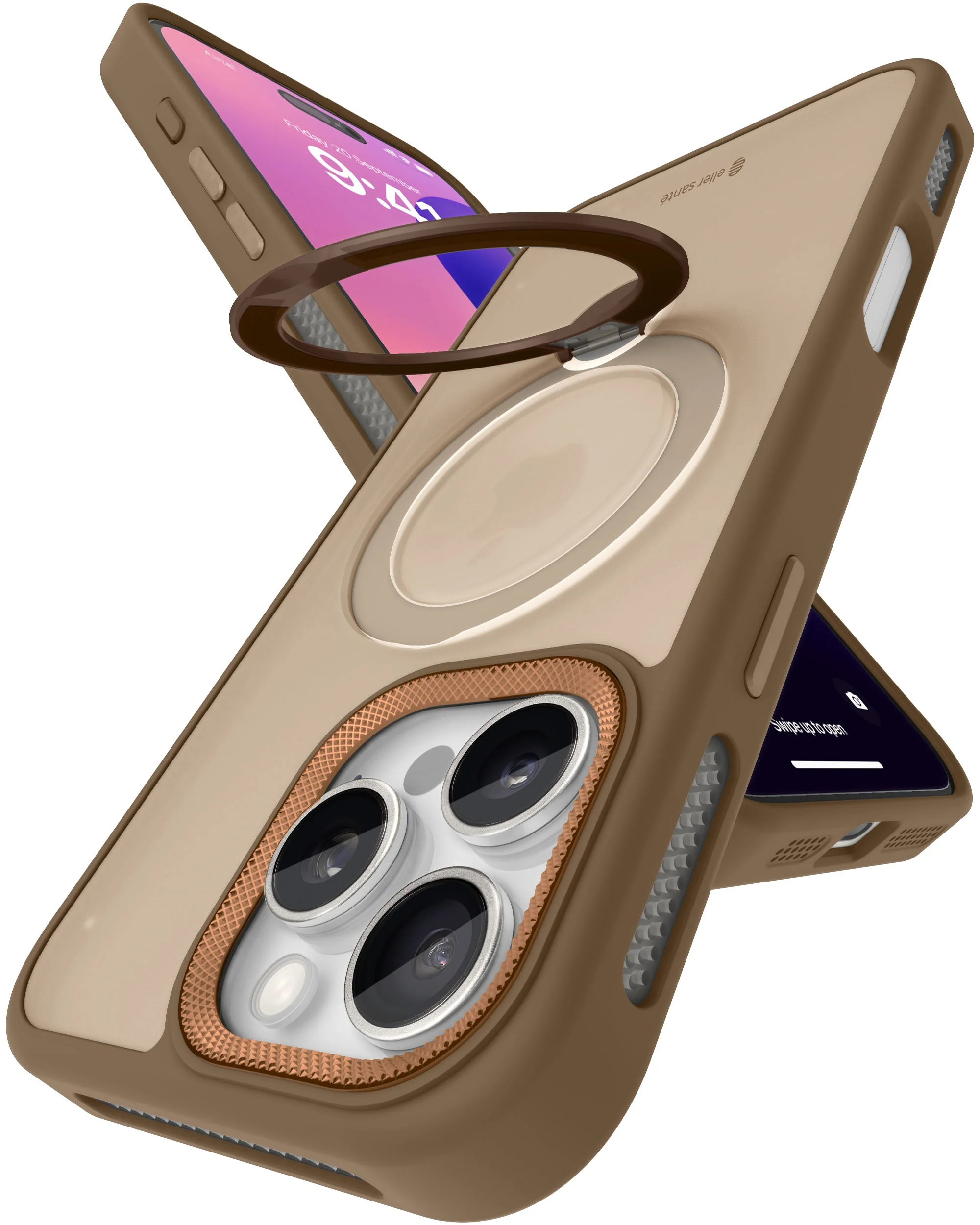 Vaku Luxos ® Apple iPhone 16 Pro Max Ariston Kickmag Shockproof Back Cover - Image 8