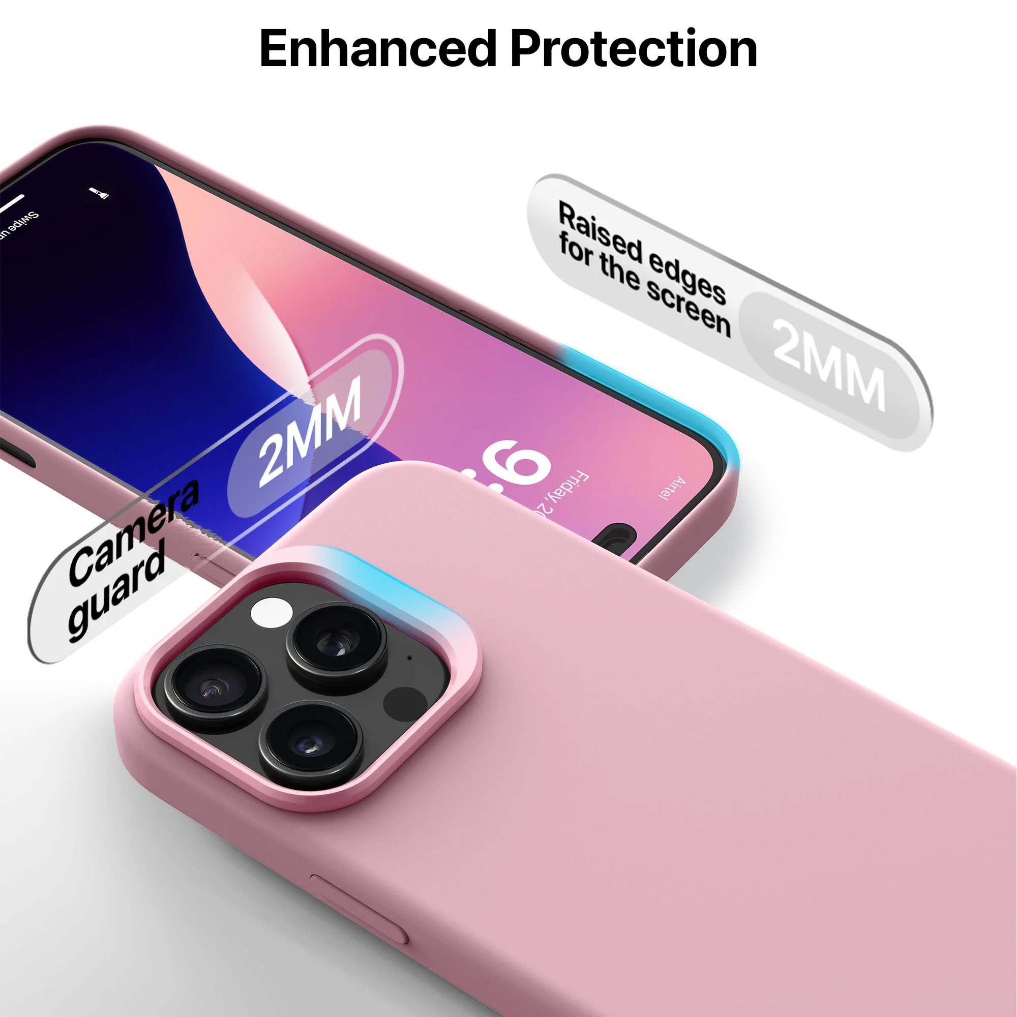 Vaku Luxos ® Apple iPhone 16 Pro Max Liquid Silicone Back Cover - Image 9