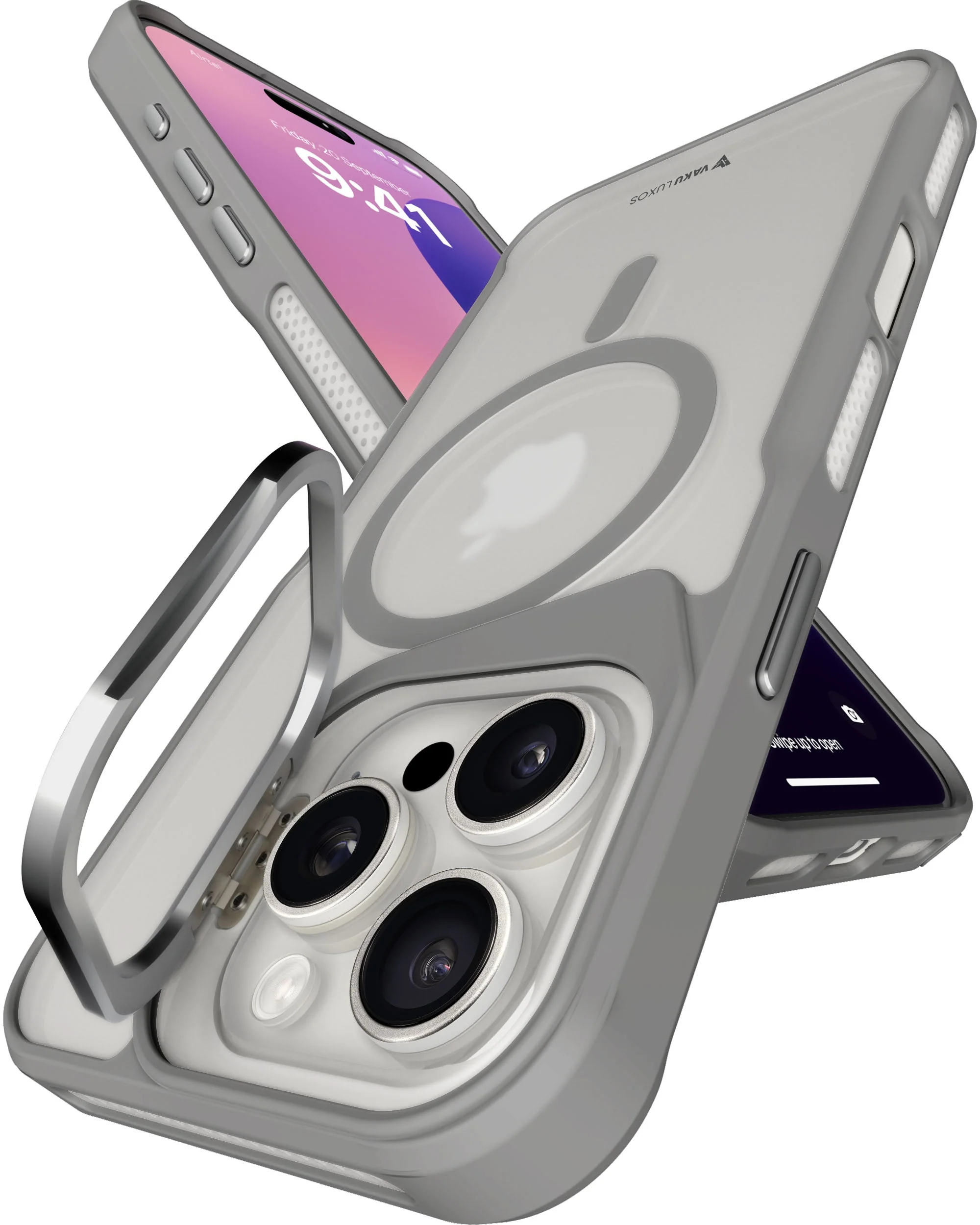 Vaku Luxos ® Apple iPhone 16 Pro Max Therox MagPro Translucent Back cover - Image 6