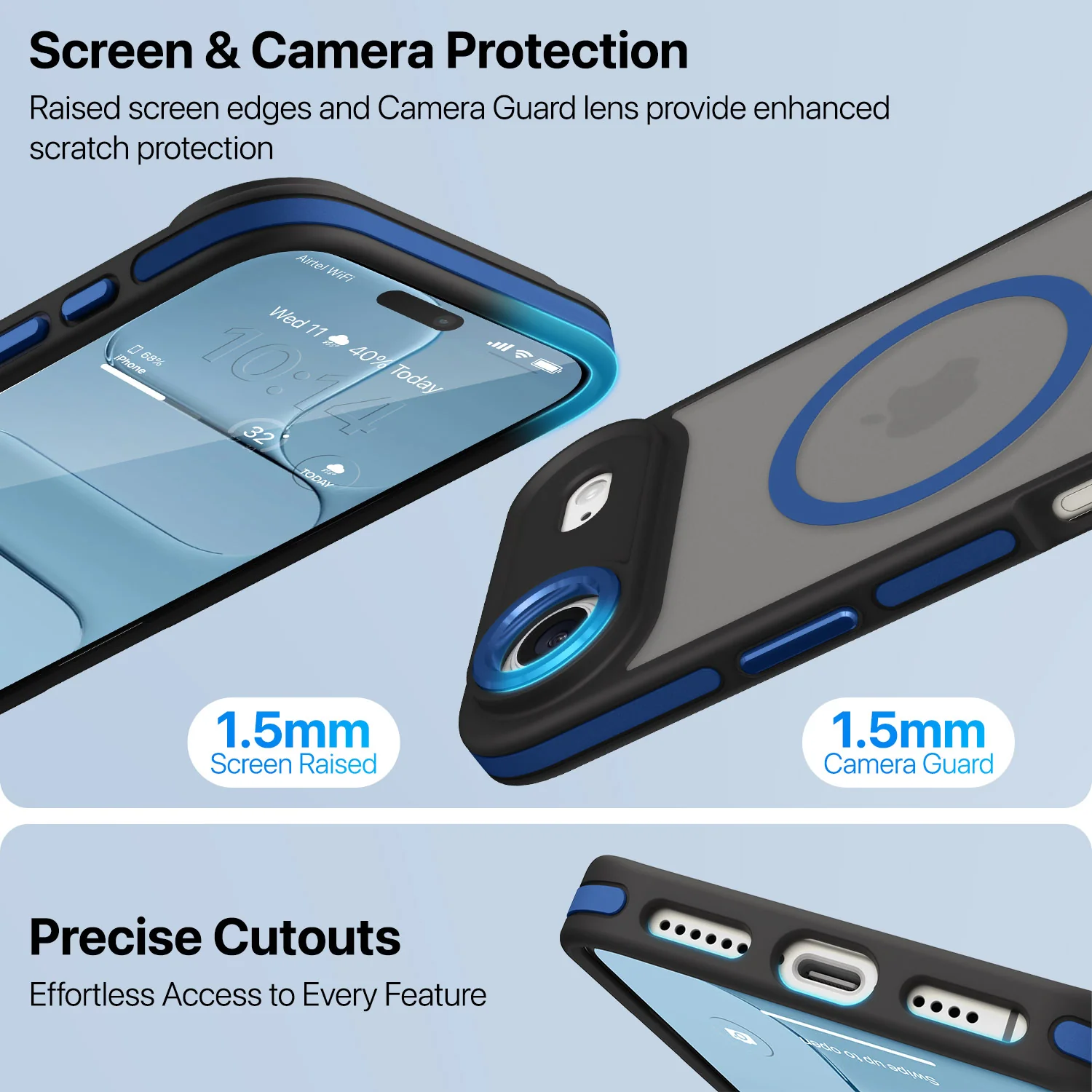 Vaku Luxos ® Apple iPhone 17 Air Avlon Magpro Translucent Back Cover - Image 4
