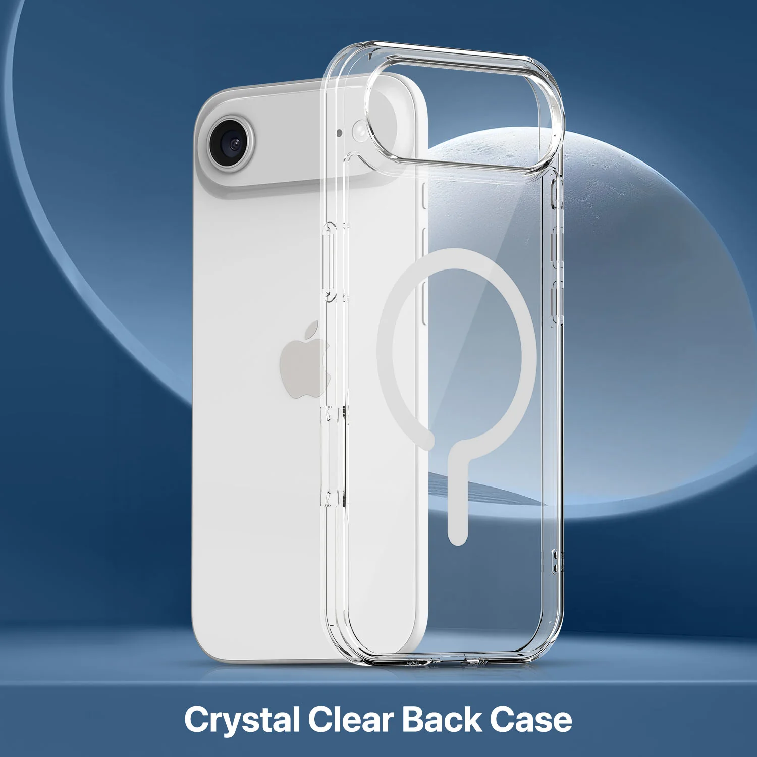 Vaku Luxos ® Apple iPhone 17 Air Glassy Magpro Clear TPU Back Cover - Image 3