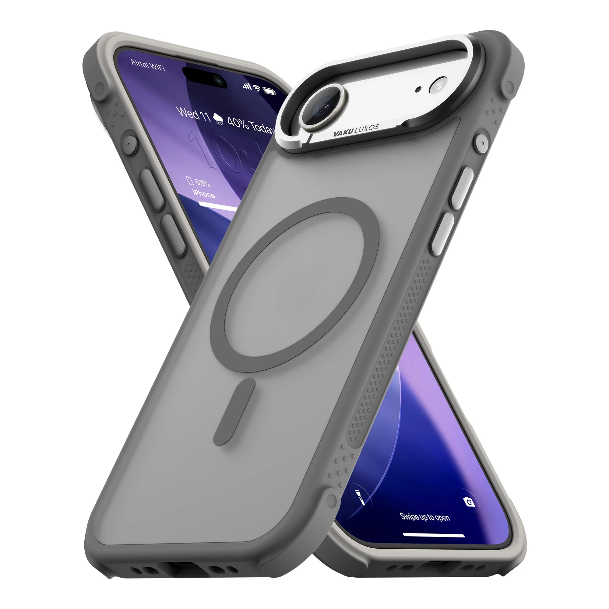 Vaku Luxos ® Apple iPhone 17 Air Thunder Magpro Translucent Back Cover - Image 7