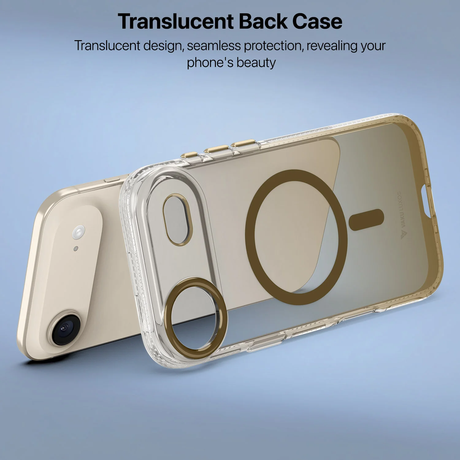 Vaku Luxos ® Apple iPhone 17 Air Triton Magpro Dual Matte Tone Back Cover - Image 3