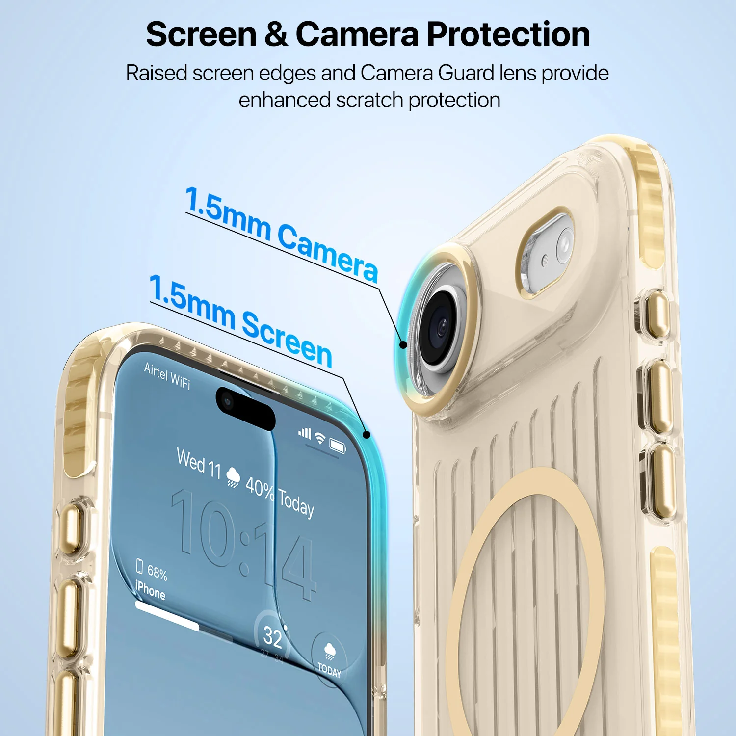 Vaku Luxos ® Apple iPhone 17 Air Zyden Magpro Military-Grade Protection Back Cover - Image 2