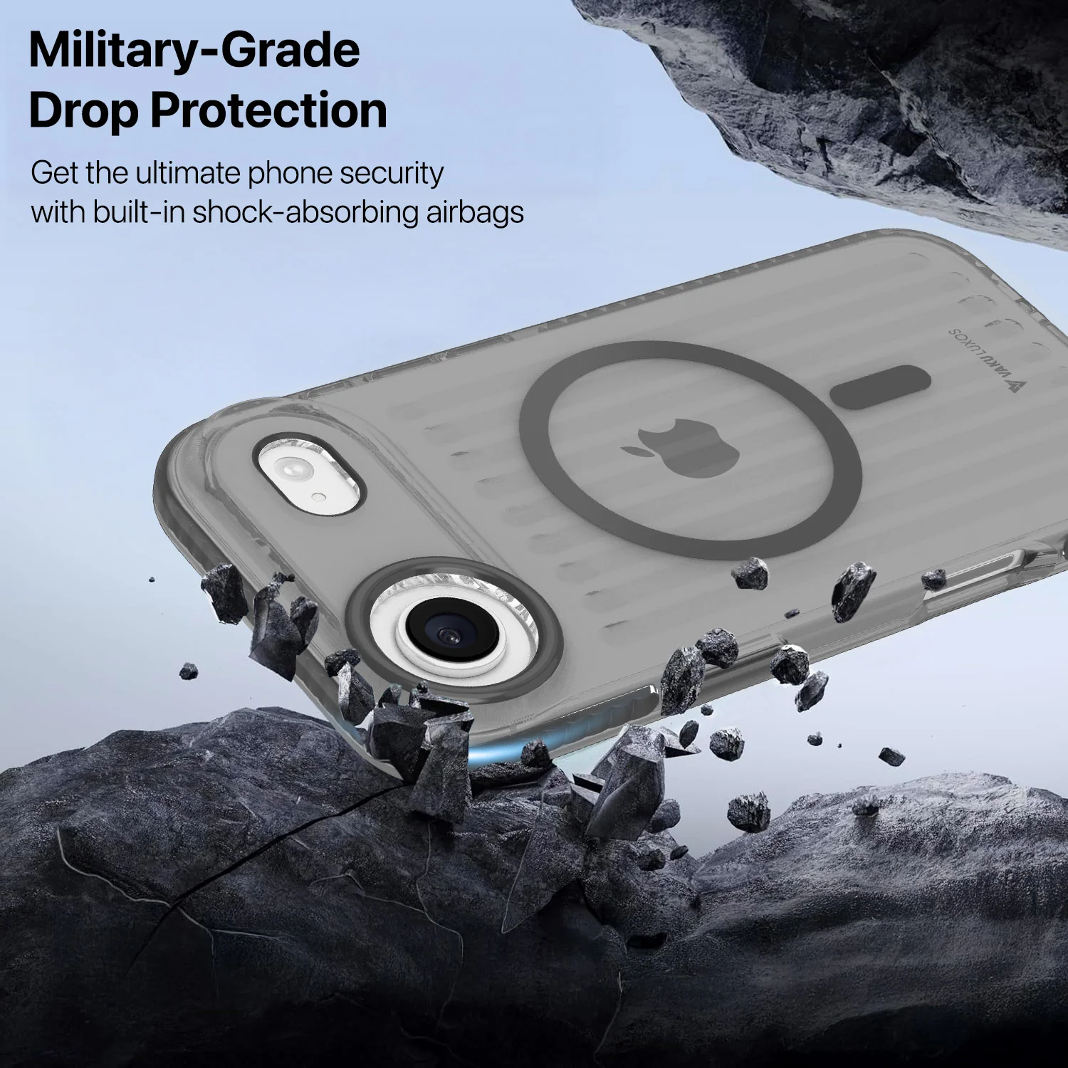Vaku Luxos ® Apple iPhone 17 Air Zyden Magpro Military-Grade Protection Back Cover - Image 3
