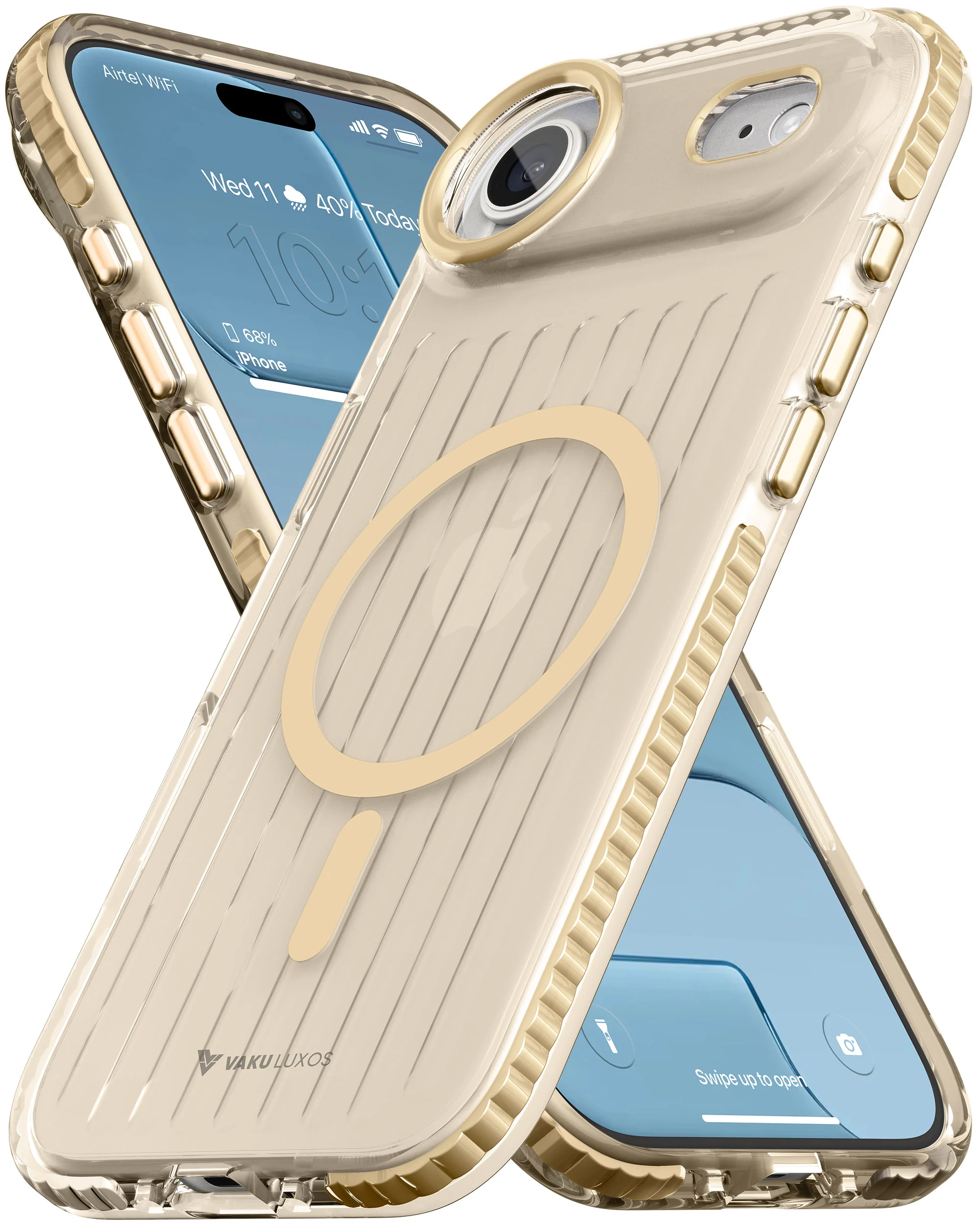 Vaku Luxos ® Apple iPhone 17 Air Zyden Magpro Military-Grade Protection Back Cover - Image 8