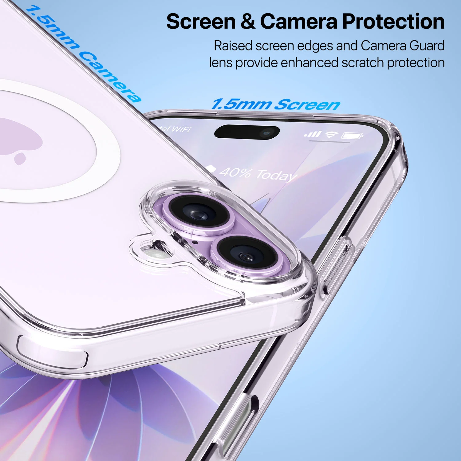 Vaku Luxos ® Apple iPhone 17 Glassy Magpro Clear TPU Back Cover - Image 4