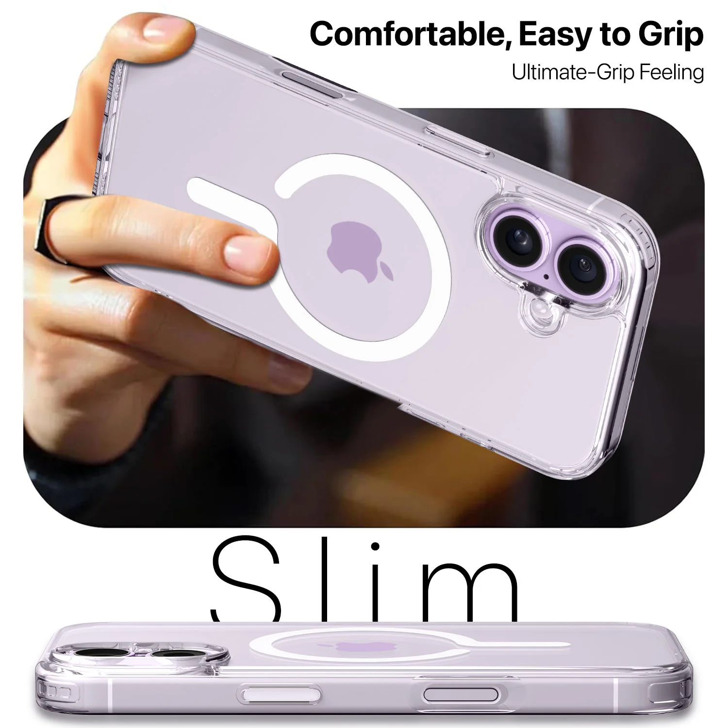 Vaku Luxos ® Apple iPhone 17 Glassy Magpro Clear TPU Back Cover - Image 6