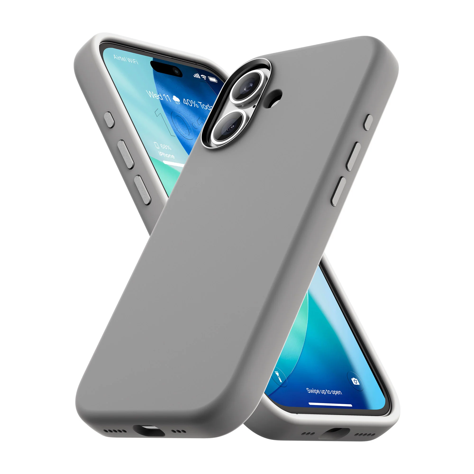 Vaku Luxos ® Apple iPhone 17 Liquid Silicone Protective Back Cover - Image 6