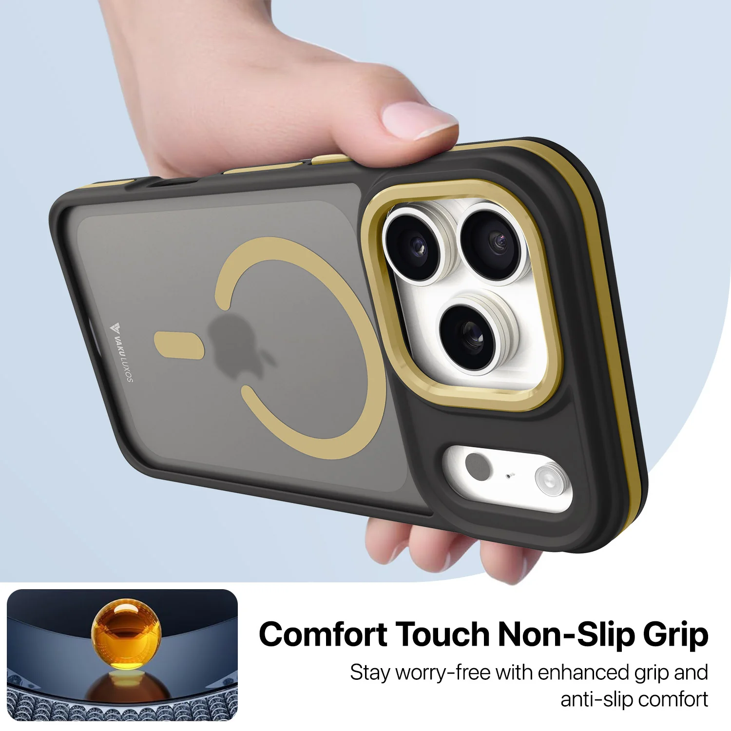 Vaku Luxos ® Apple iPhone 17 Pro Max Avlon Magpro Translucent Back Cover - Image 4