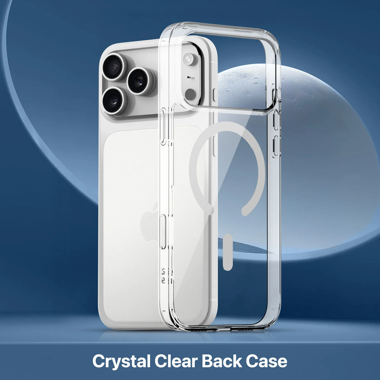 Vaku Luxos ® Apple iPhone 17 Pro Max Glassy Magpro Clear TPU Back Cover - Image 3