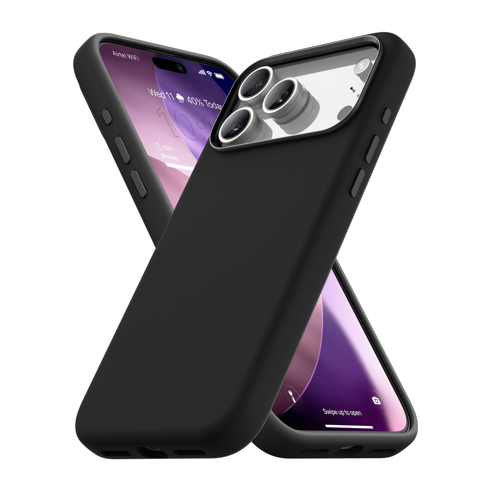 Vaku Luxos ® Apple iPhone 17 Pro Liquid Silicone Protective Back Cover - Image 6