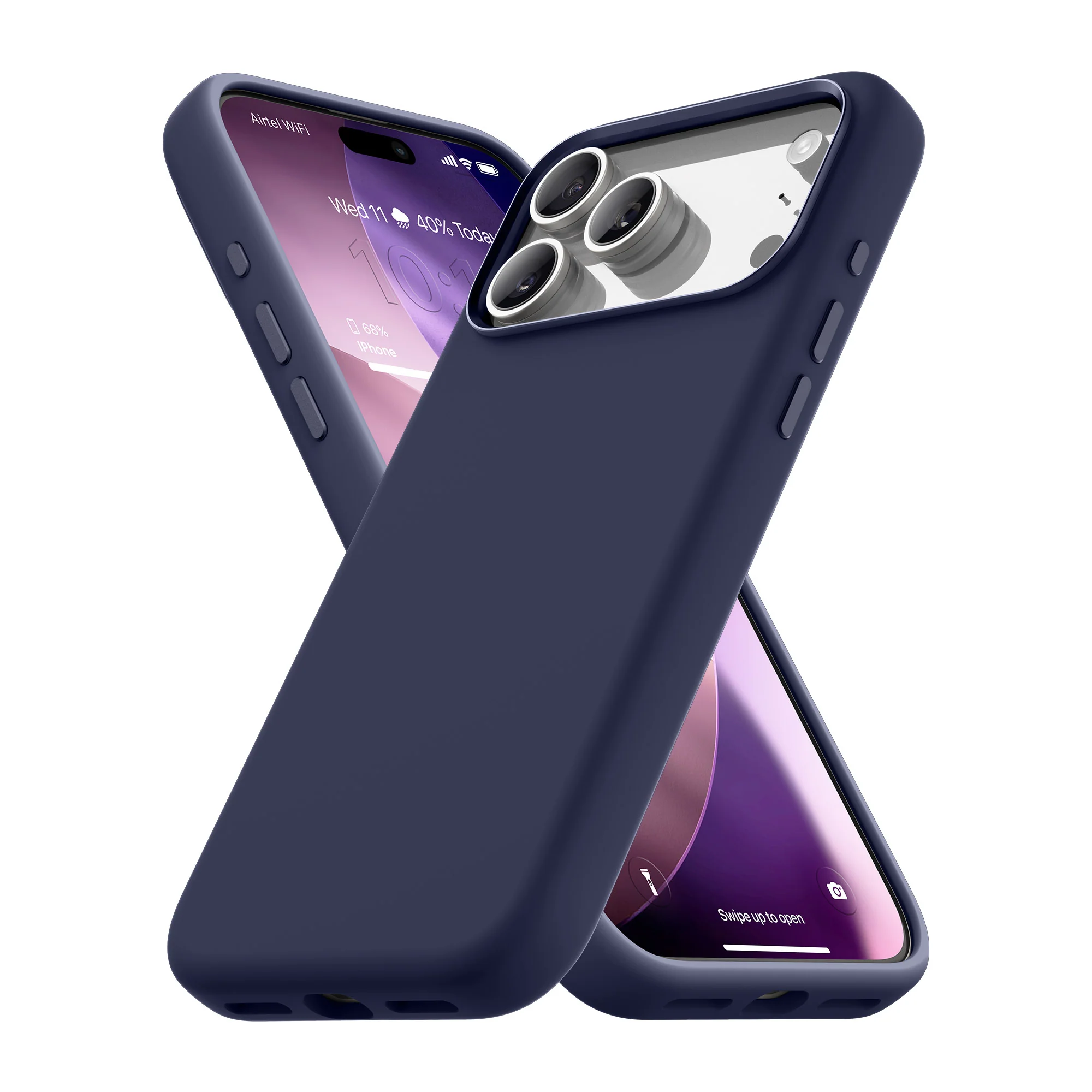 Vaku Luxos ® Apple iPhone 17 Pro Liquid Silicone Protective Back Cover - Image 8