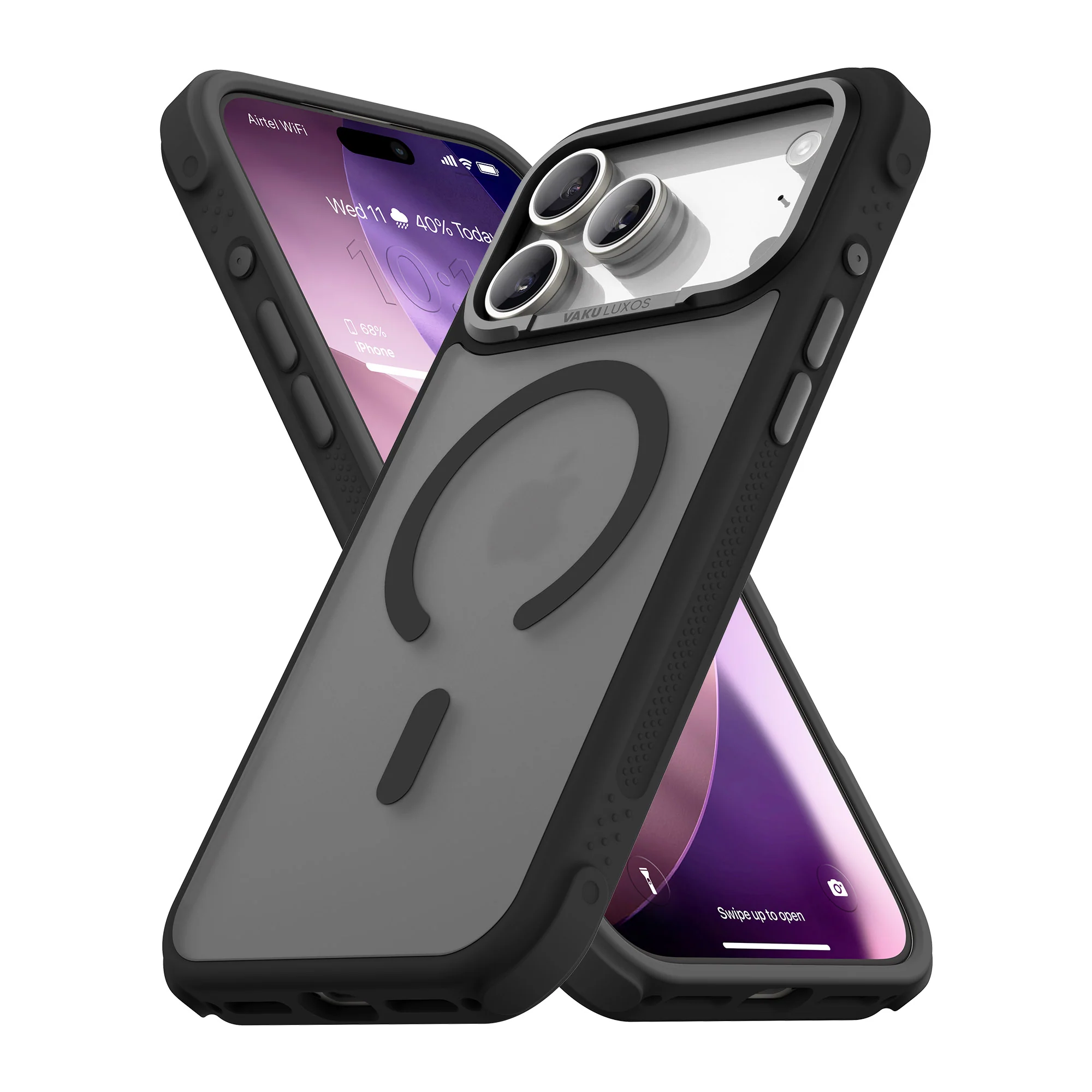 Vaku Luxos ® Apple iPhone 17 Pro Max Thunder Magpro Translucent Back Cover - Image 7