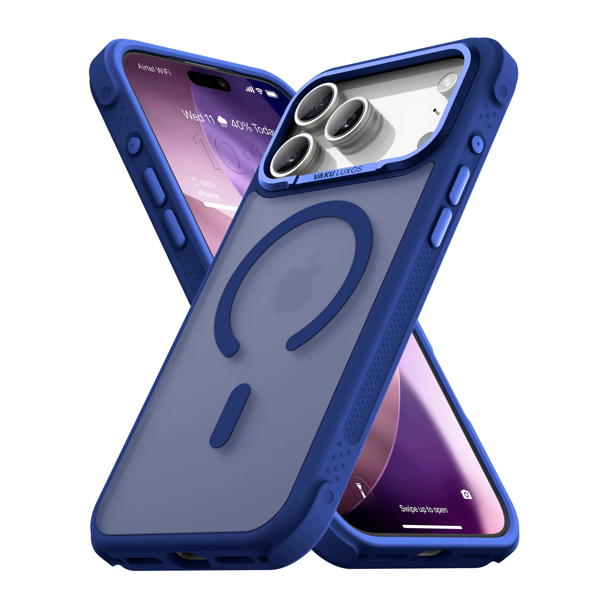 Vaku Luxos ® Apple iPhone 17 Pro Max Thunder Magpro Translucent Back Cover - Image 9