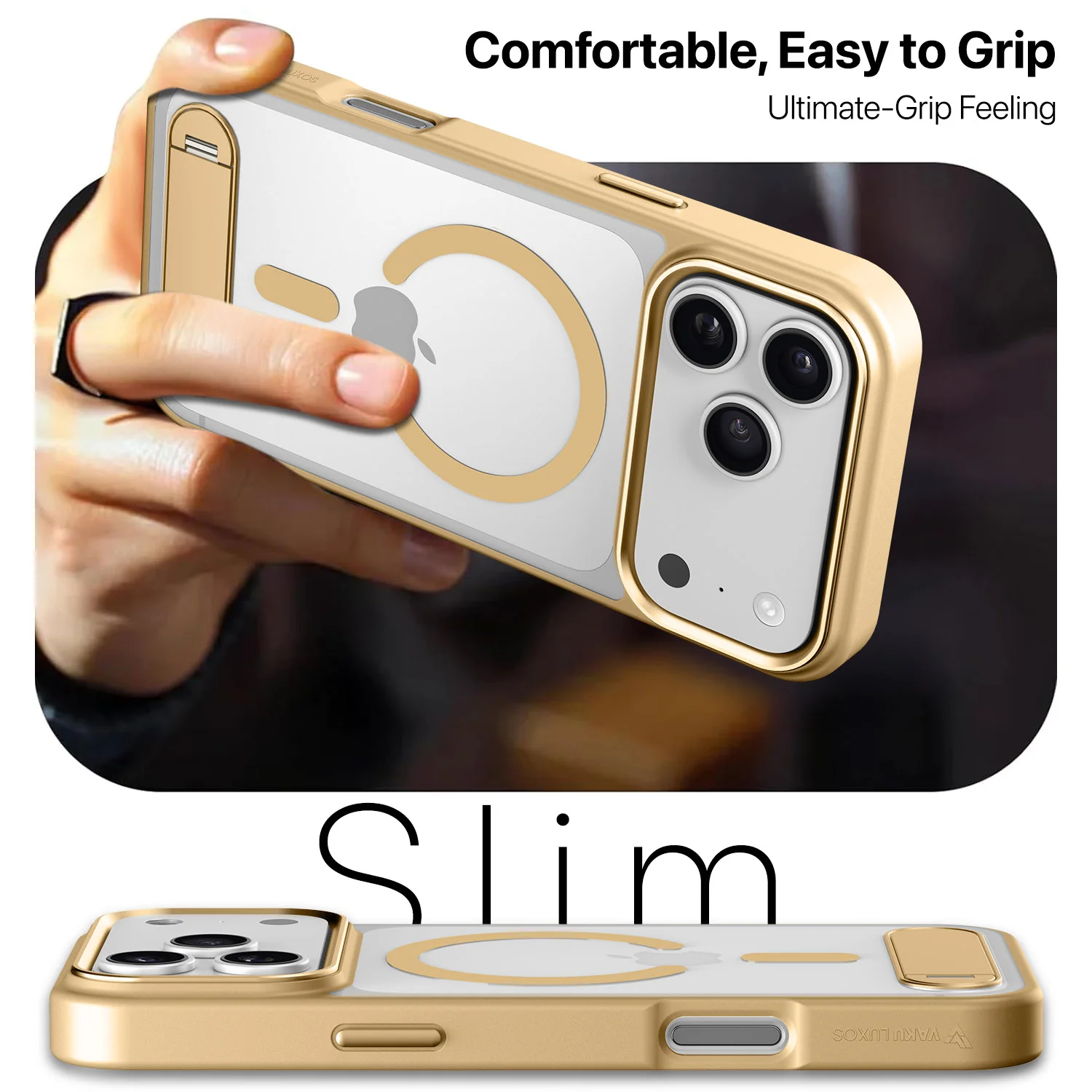 Vaku Luxos ® Apple iPhone 17 Pro Orion Magpro Scratch Resistant Back Cover - Image 3