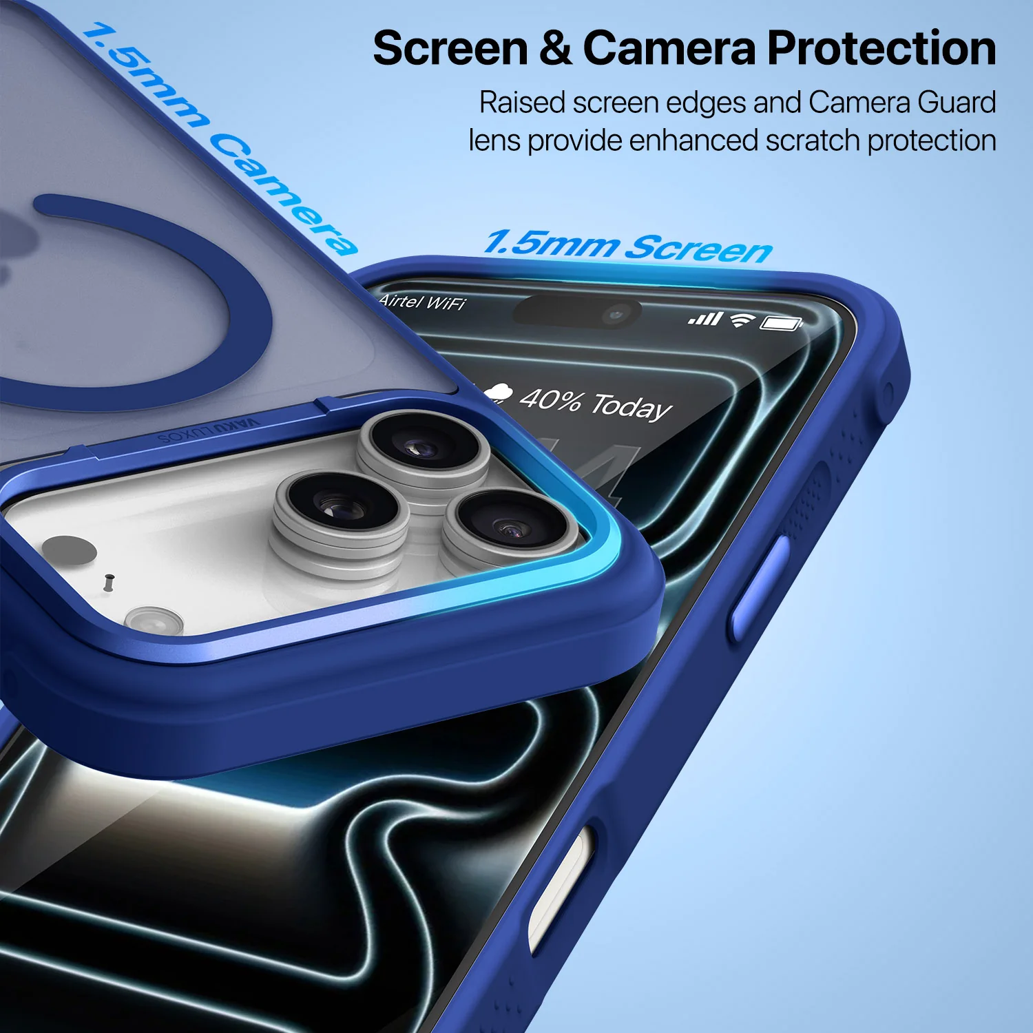 Vaku Luxos ® Apple iPhone 17 Pro Thunder Magpro Translucent Back Cover - Image 4