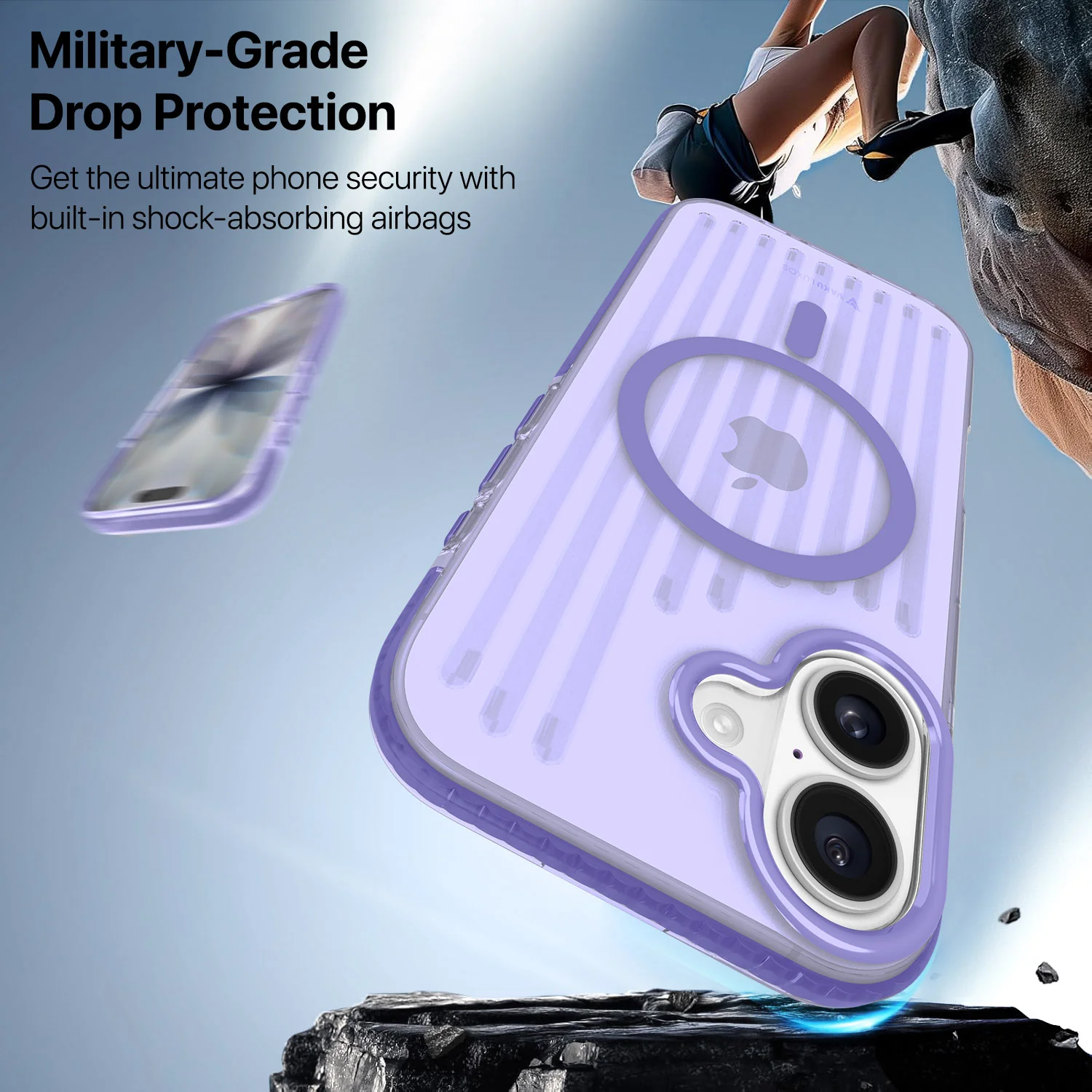 Vaku Luxos ® Apple iPhone 17 Zyden Magpro Military-Grade Protection Back Cover - Image 3