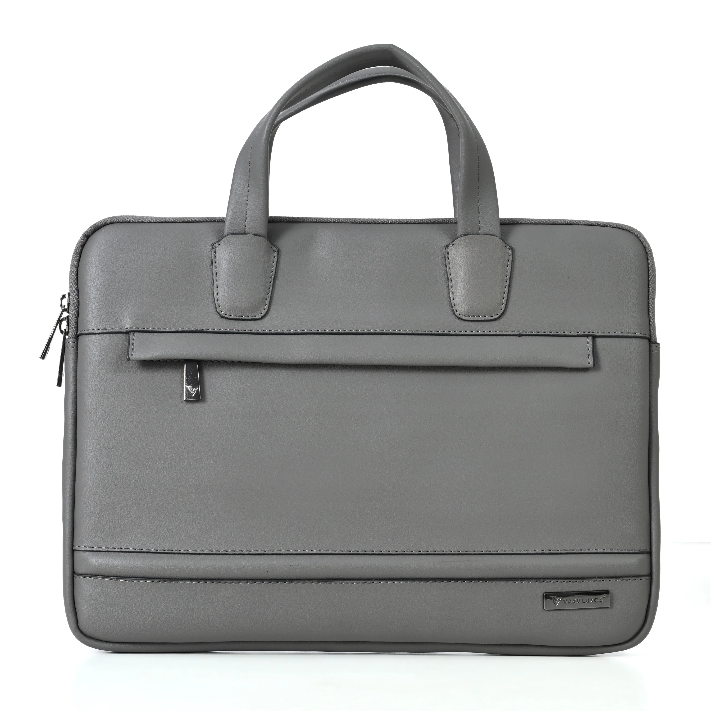 Vaku Luxos ® CASTINO 14 inch Laptop Bag Premium PU Leather Laptop Sleeve Messenger - Image 23