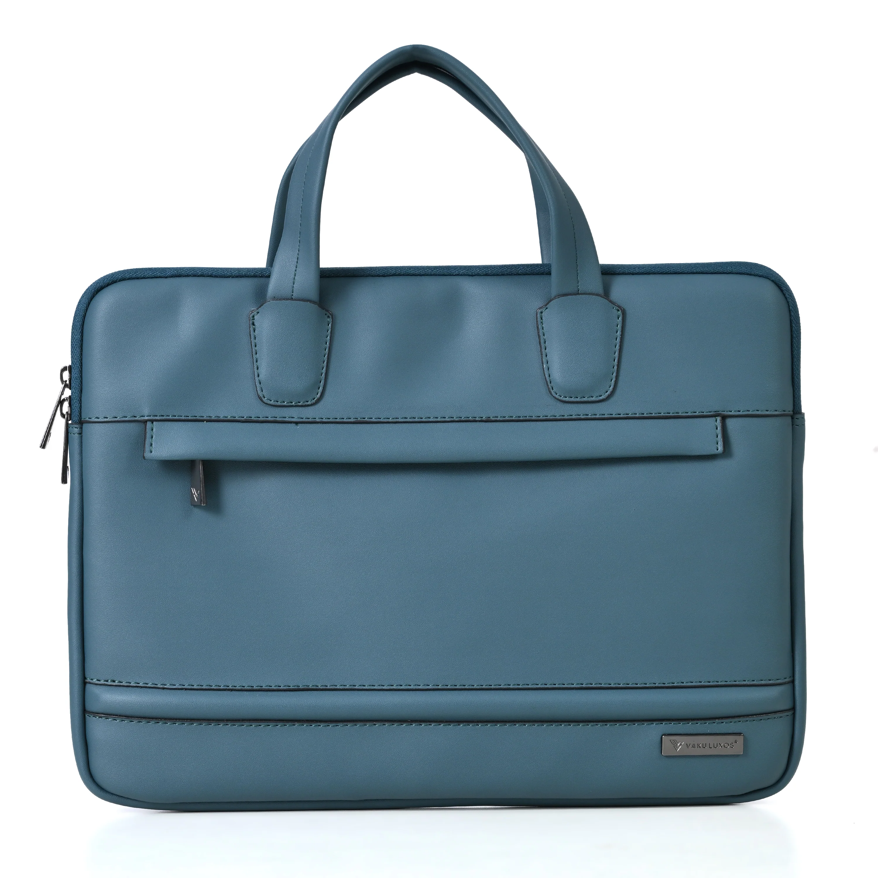 Vaku Luxos ® CASTINO 14 inch Laptop Bag Premium PU Leather Laptop Sleeve Messenger - Image 25