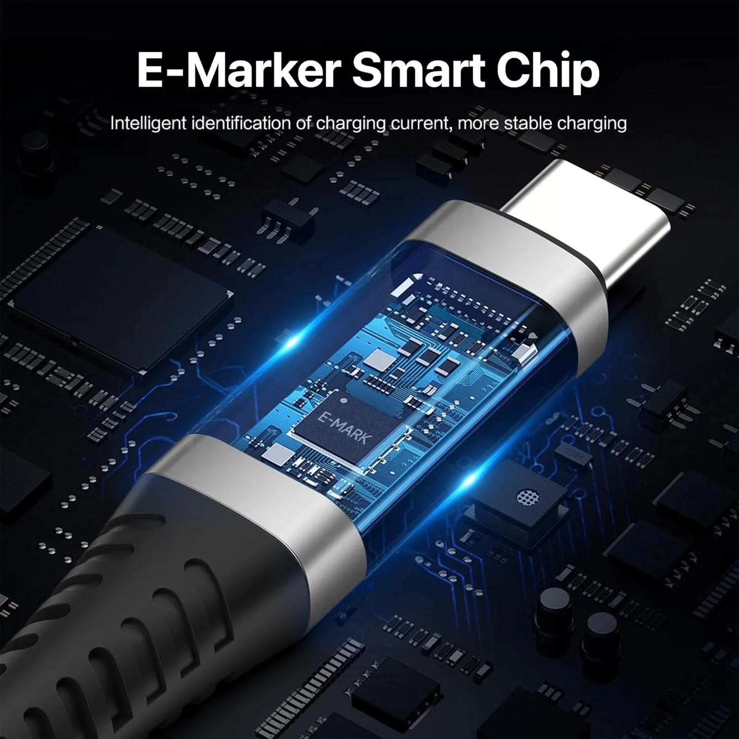 Vaku Luxos ® CRUZE 1M 240W USB4 / Thunderbolt 4 Type C to Type C Data Cable with Intelligent Power Display - Image 5
