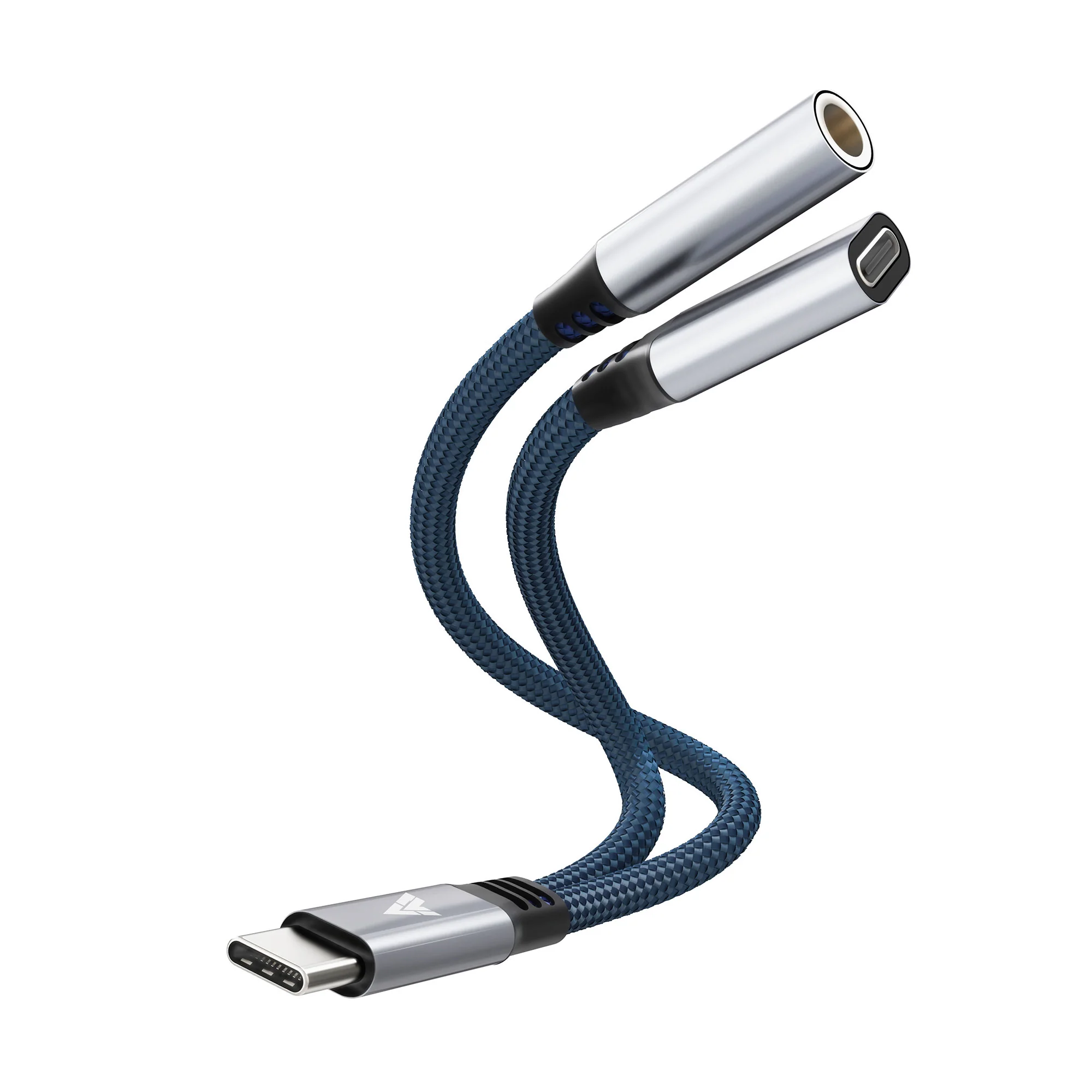 Vaku Luxos ® DigiCoder 2-in-1 Type-C to 3.5mm + Type-C Audio & Charging Adapter - Image 10