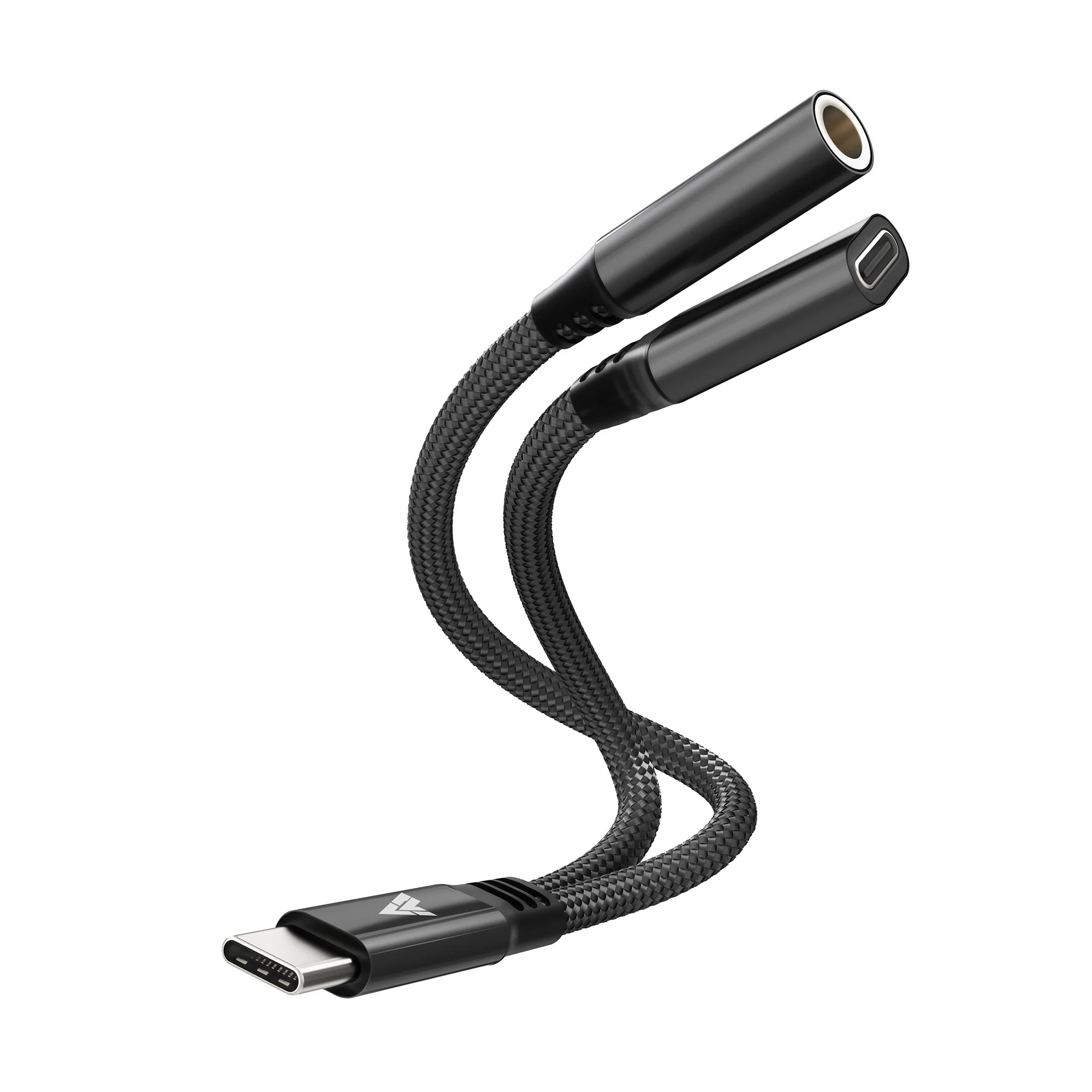 Vaku Luxos ® DigiCoder 2-in-1 Type-C to 3.5mm + Type-C Audio & Charging Adapter - Image 9