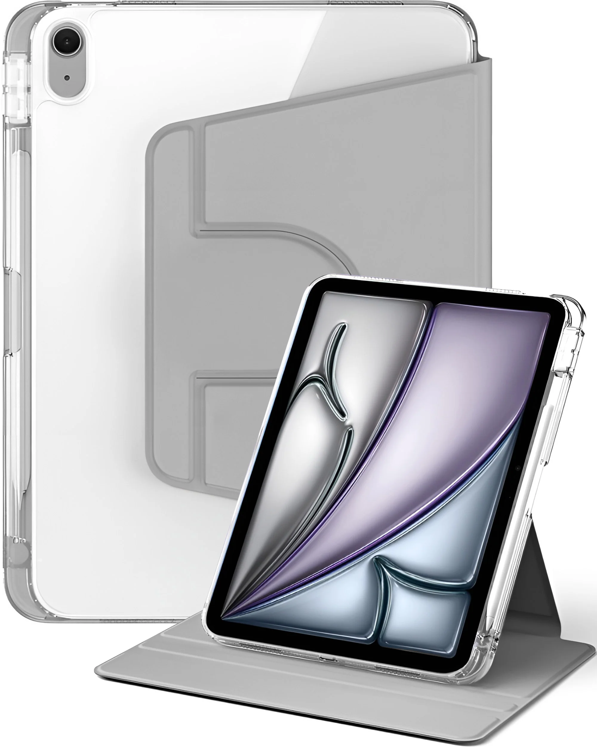 Vaku Luxos ® FLEXIVO iPad (A16) 11th/10th Gen (2025/2022) 11/10.9-inch Smart Transparent Back Cover Case - Image 3