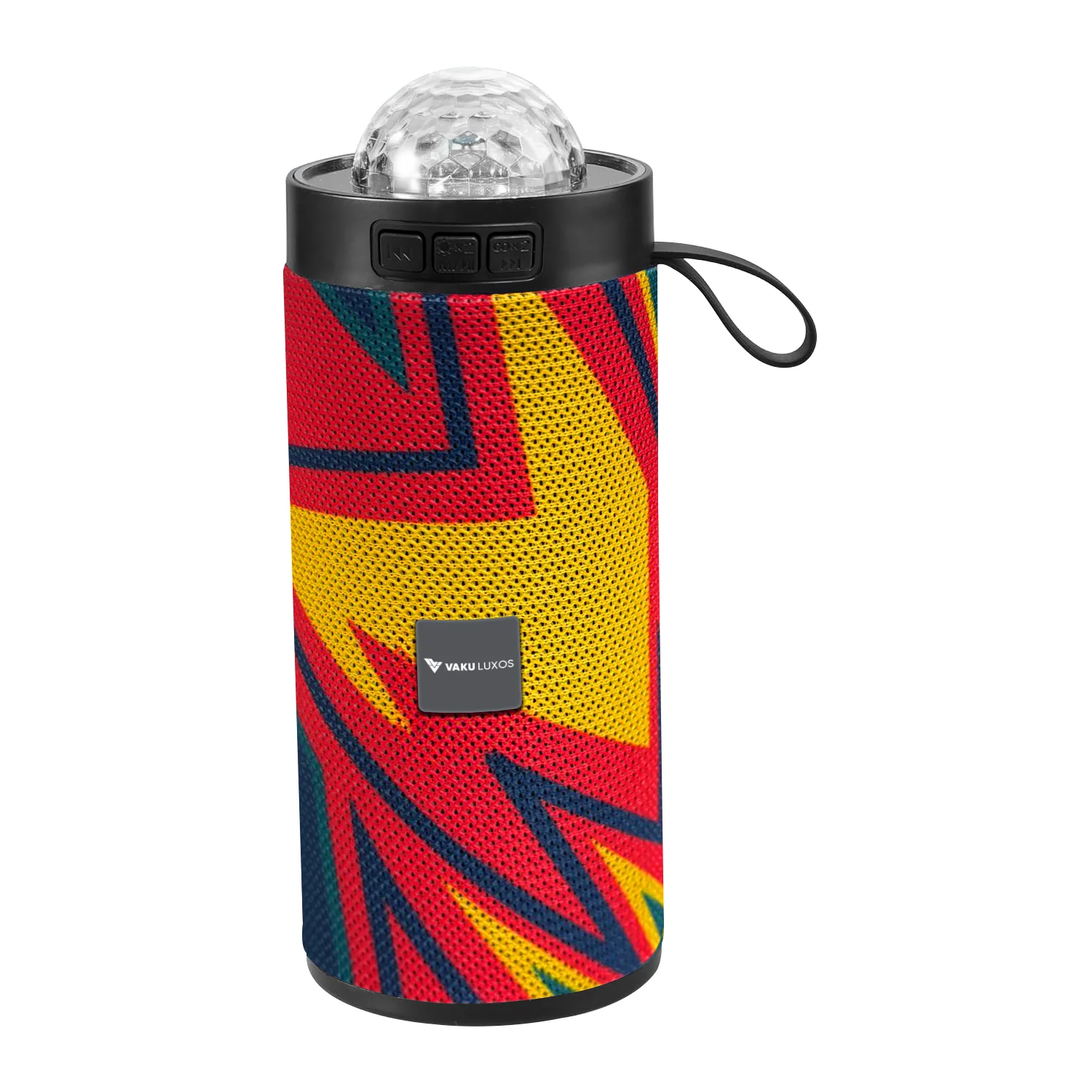 Vaku Luxos ® Groovio 15W Portable Bluetooth Party Speaker With Vibrant Pattern - Image 7