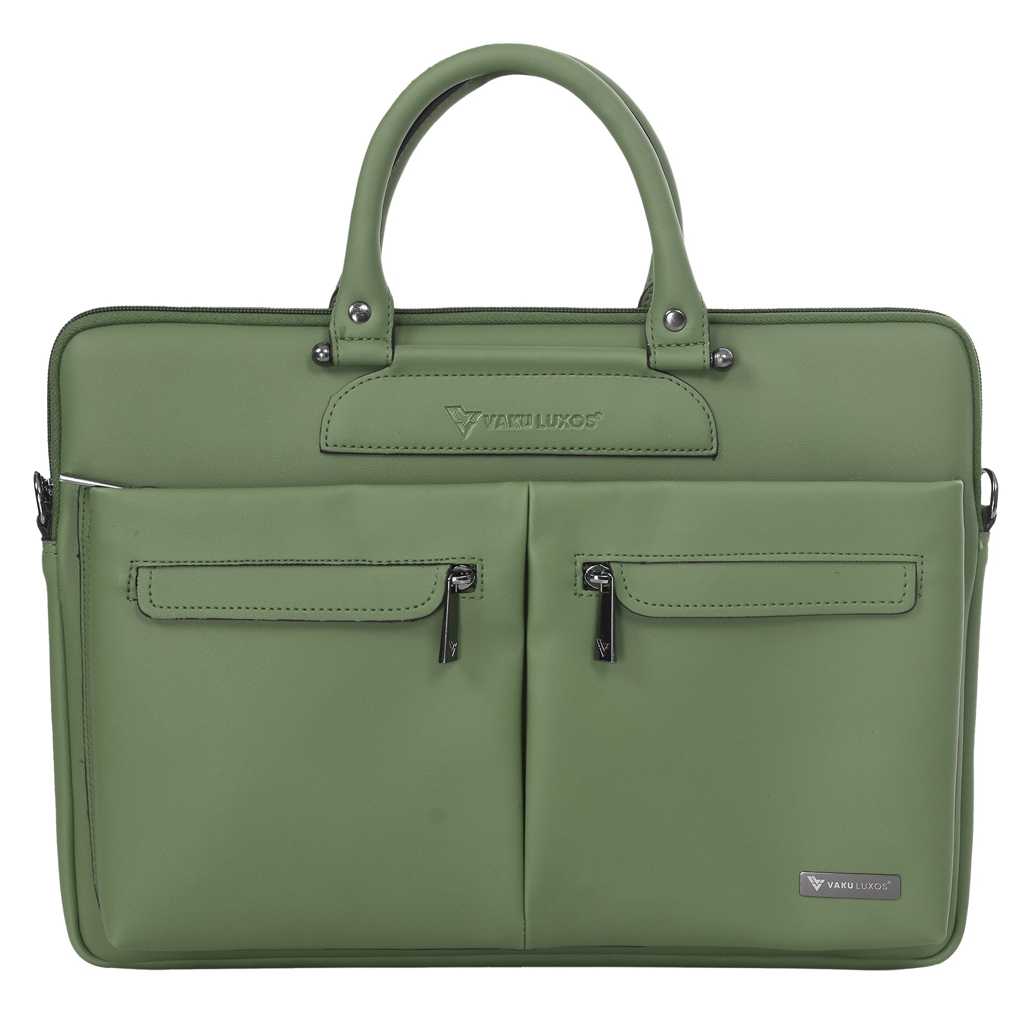 Vaku Luxos® Marcella 14 inch Laptop Bag Premium Laptop Messenger Bag For Men and Women - Image 23