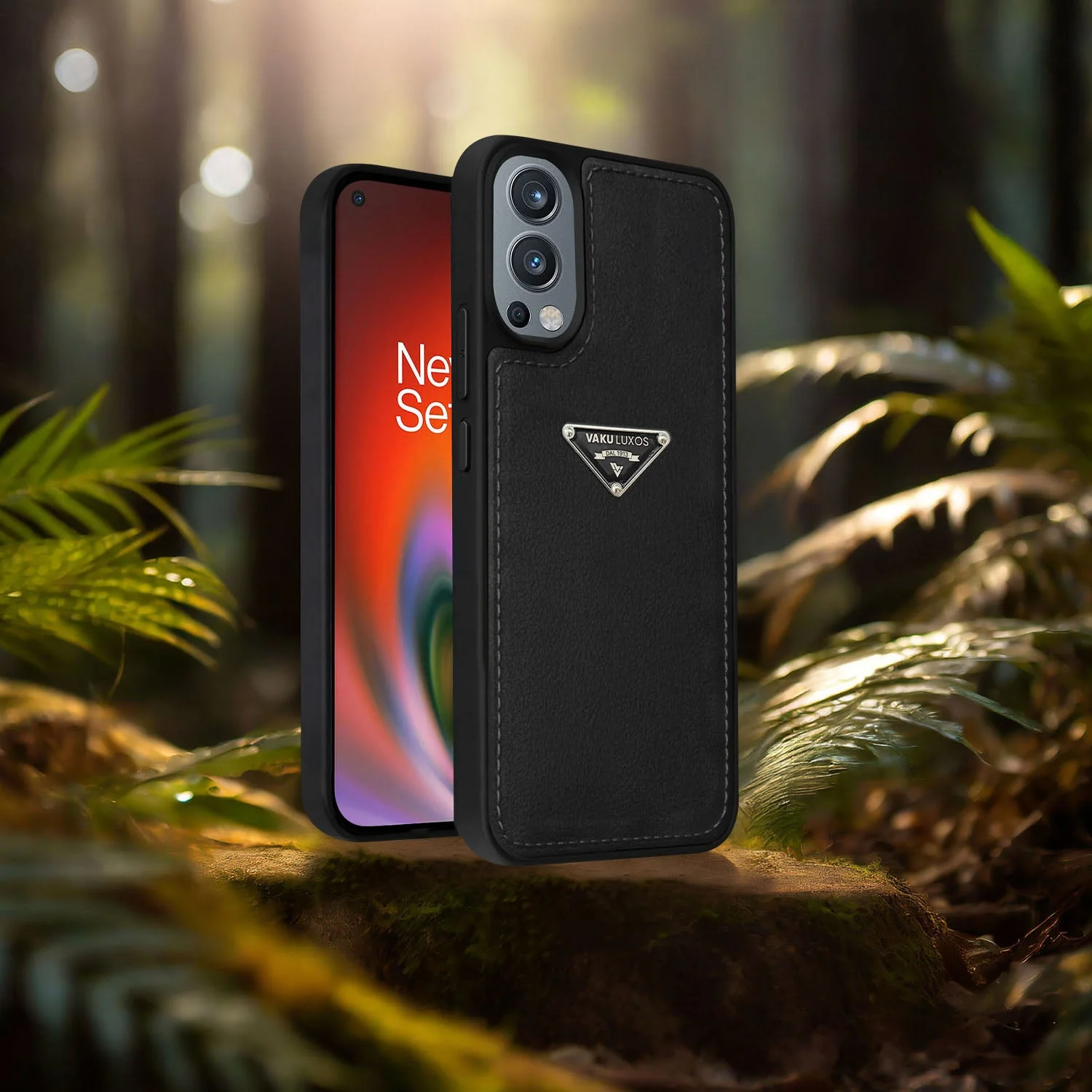 Vaku Luxos ® OnePlus Nord 2 Nyxen Premium Leather Stitched Back Cover - Image 6