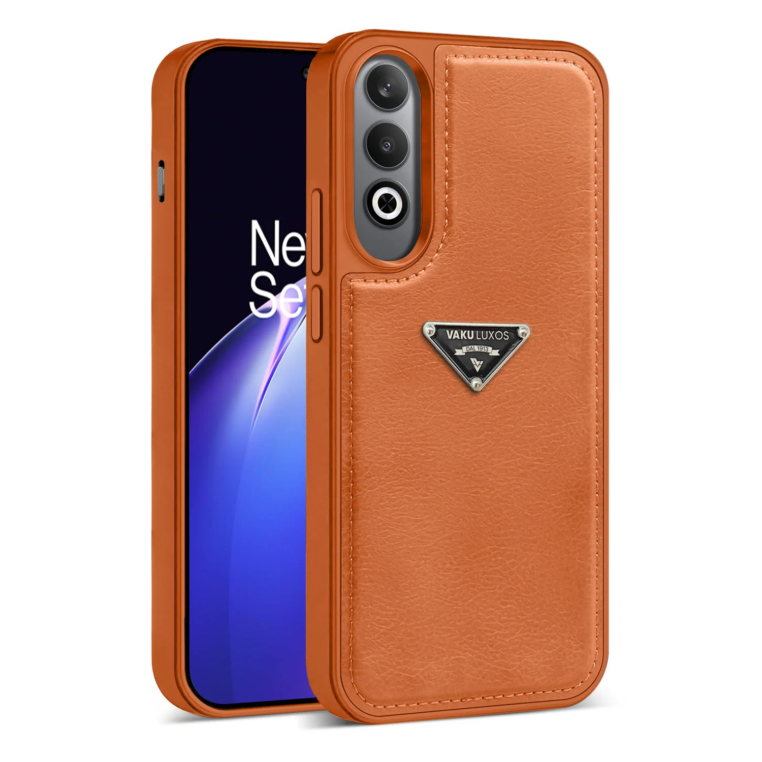 Vaku Luxos ® OnePlus Nord CE4 Nyxen Premium Leather Stitched Back Cover - Image 10
