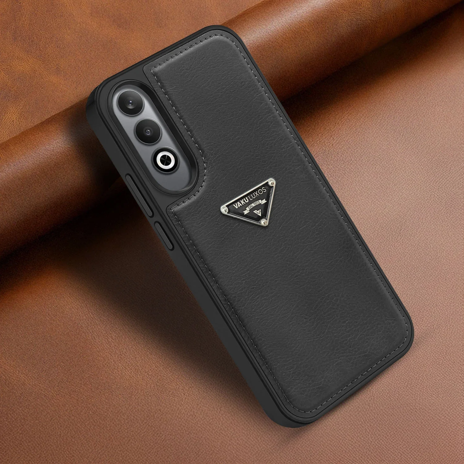 Vaku Luxos ® OnePlus Nord CE4 Nyxen Premium Leather Stitched Back Cover - Image 4