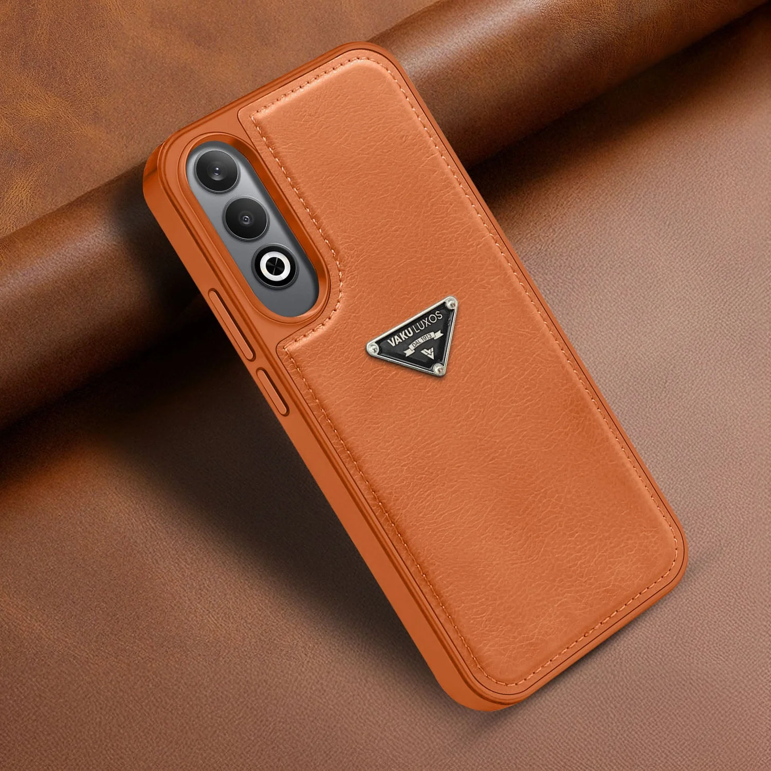 Vaku Luxos ® OnePlus Nord CE4 Nyxen Premium Leather Stitched Back Cover - Image 9