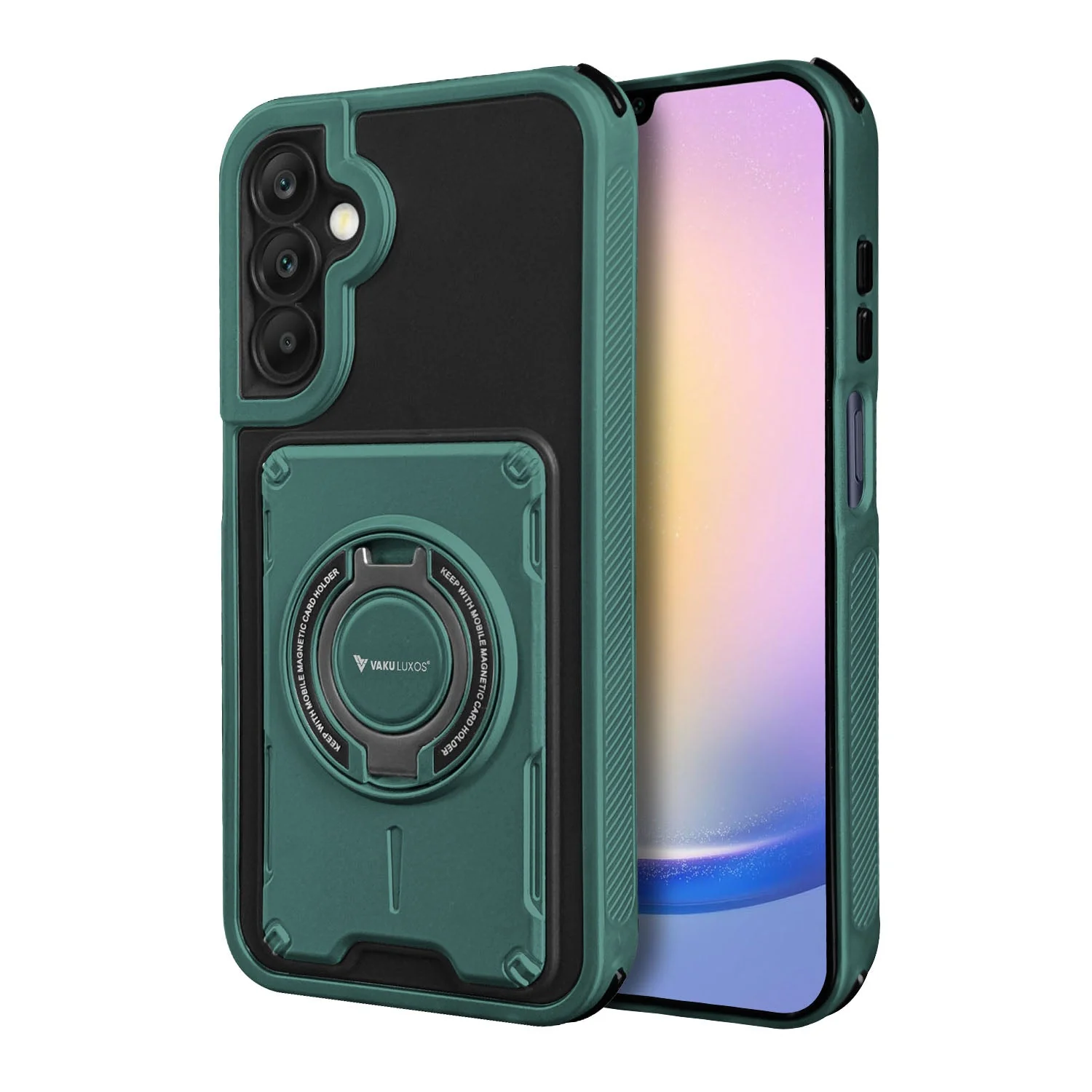 Vaku Luxos ® Samsung Galaxy A25 5G Axion Armor Military Grade Protective Back Cover - Image 7