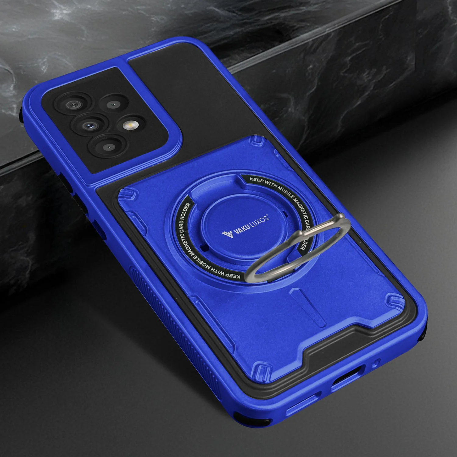 Vaku Luxos ® Samsung Galaxy A53 5G Axion Armor Military Grade Protective Back Cover - Image 7