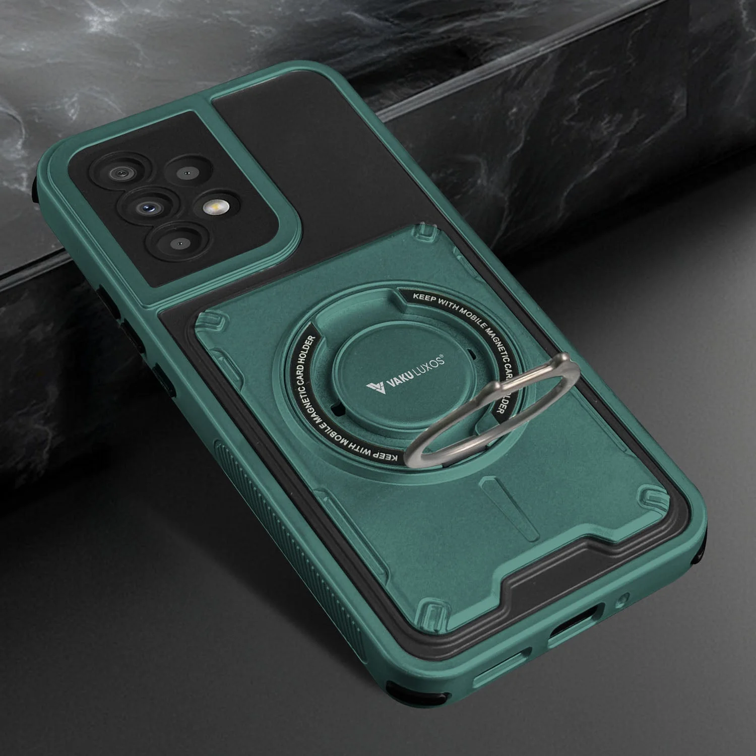 Vaku Luxos ® Samsung Galaxy A53 5G Axion Armor Military Grade Protective Back Cover - Image 8