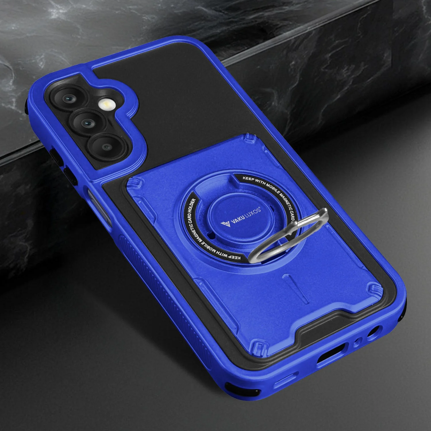 Vaku Luxos ® Samsung Galaxy A55 5G Axion Armor Military Grade Protective Back Cover - Image 6