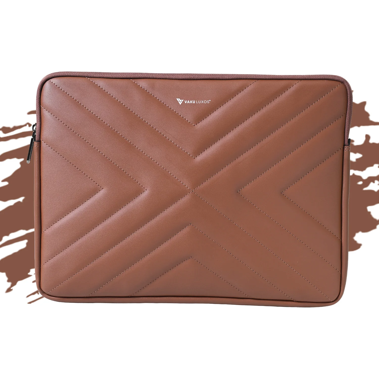 Vaku Luxos ® Signature V-Line Macbook Sleeve 15 | 16 inch Ultra-Thin Protection Sleeve - Image 2