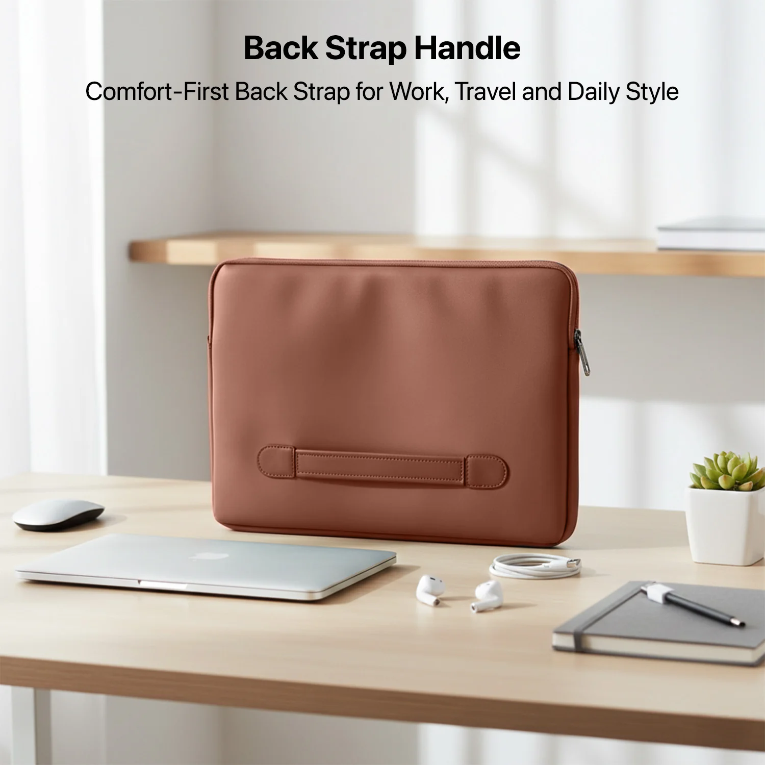 Vaku Luxos ® Signature V-Line Macbook Sleeve 15 | 16 inch Ultra-Thin Protection Sleeve - Image 8
