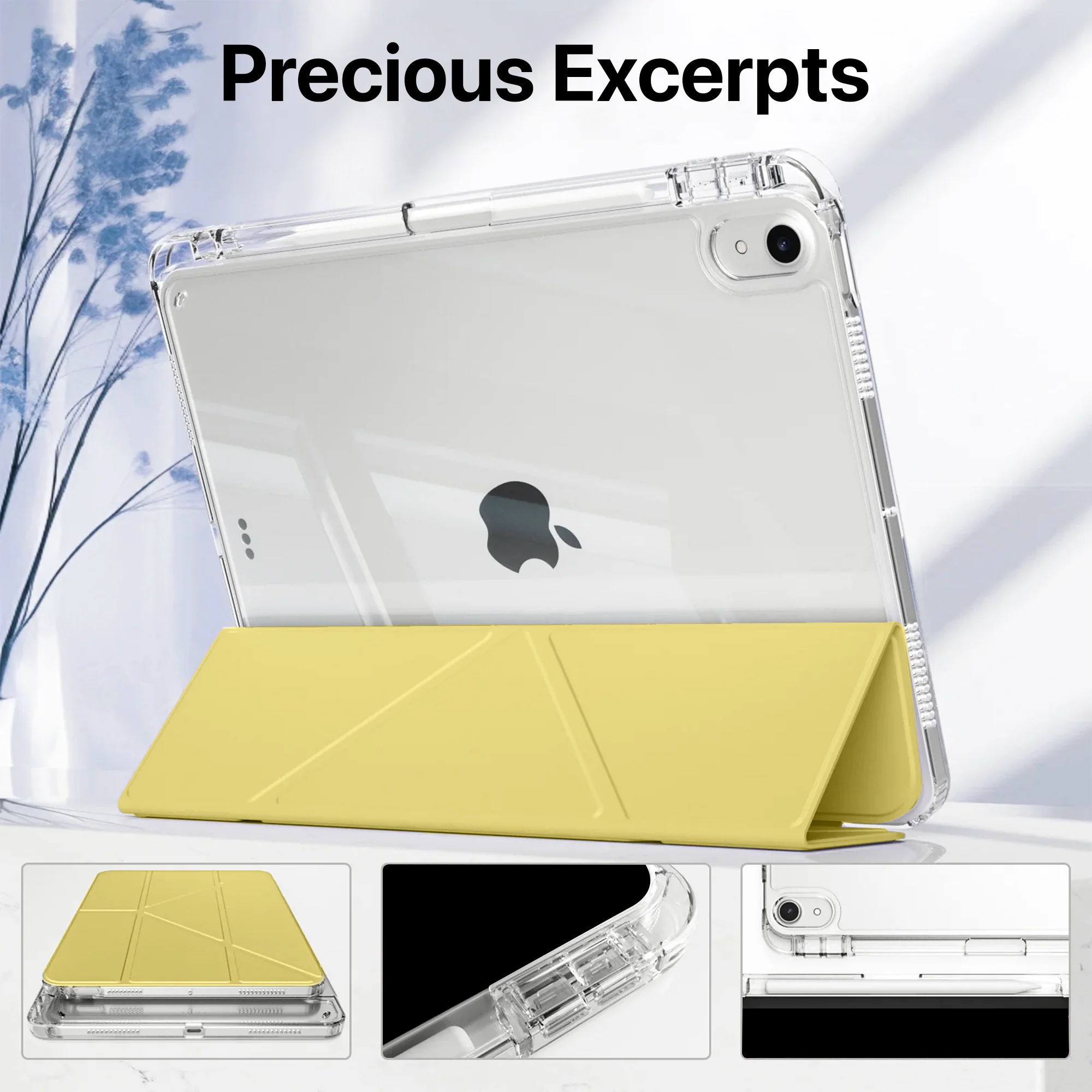 Vaku Luxos ® TRANSLUVO Y-FOLD iPad (A16) 11th/10th Generation (2025/2022) Free-Angle Viewing with Adjustable Stand Case - Image 6